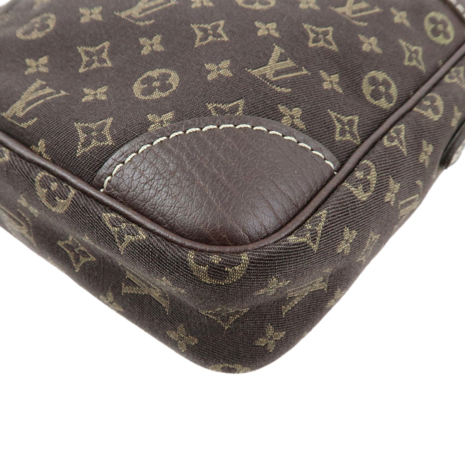 Louis Vuitton Monogram Mini Lin Danube Shoulder Bag Brown M95228