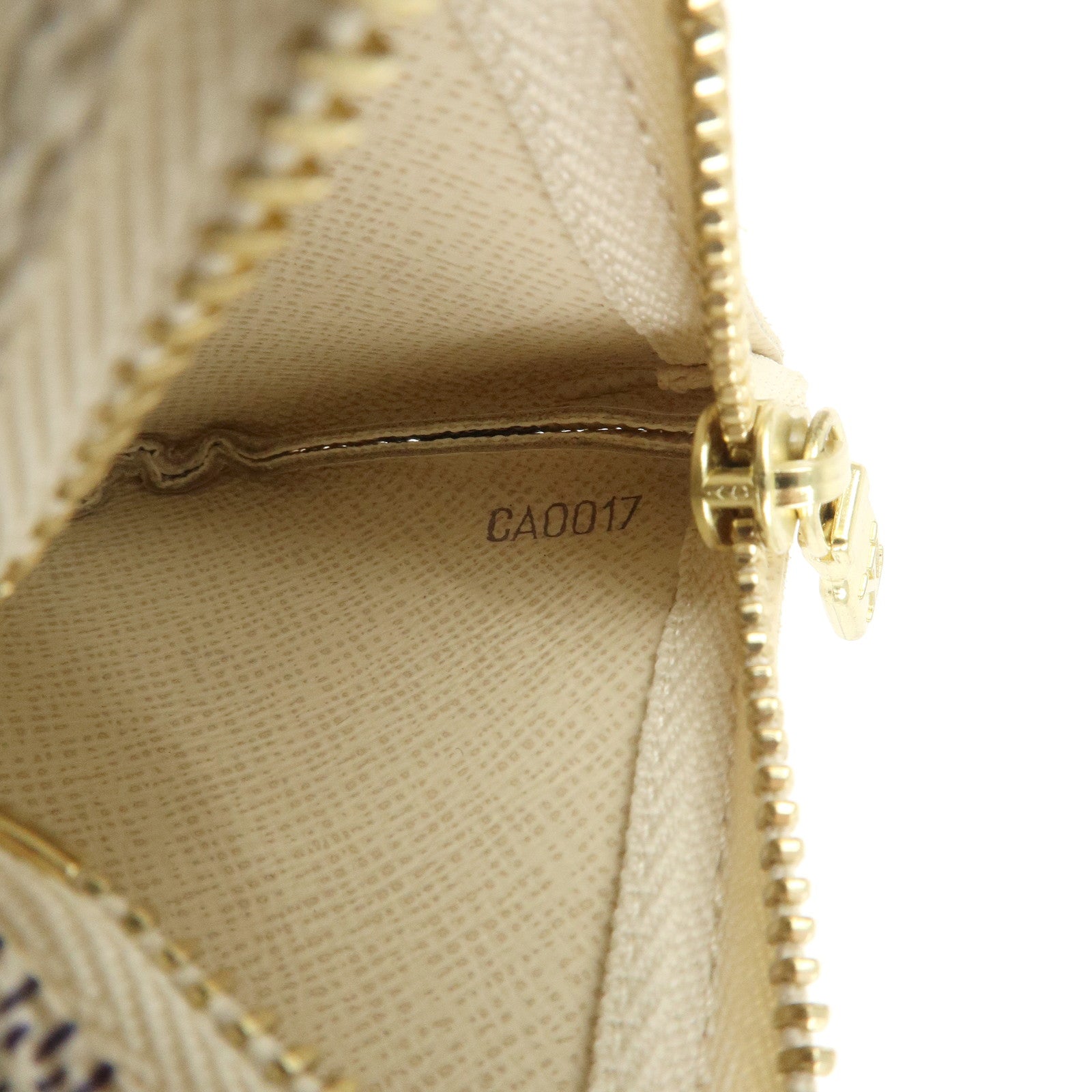 Louis Vuitton Damier Azur Pochette Cles Coin Case N62659