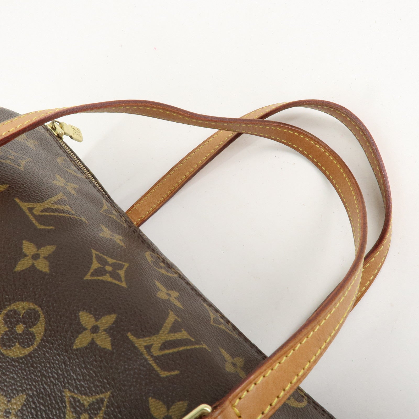Louis Vuitton Monogram Papillon 26 Hand Bag New Style Brown M51386