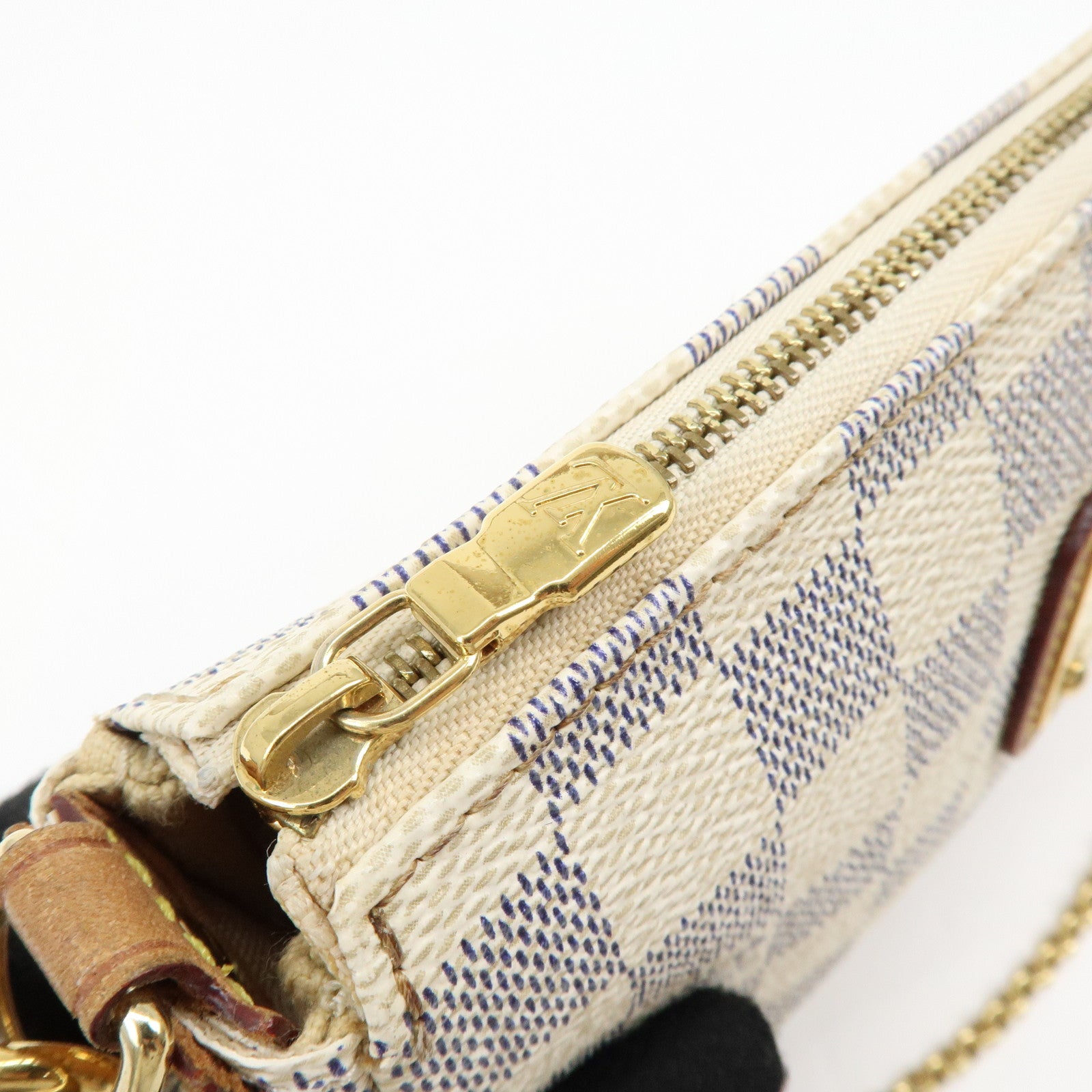 Louis Vuitton Damier Azur Eva 2Way Bag Hand Bag Shoulder Bag N55214