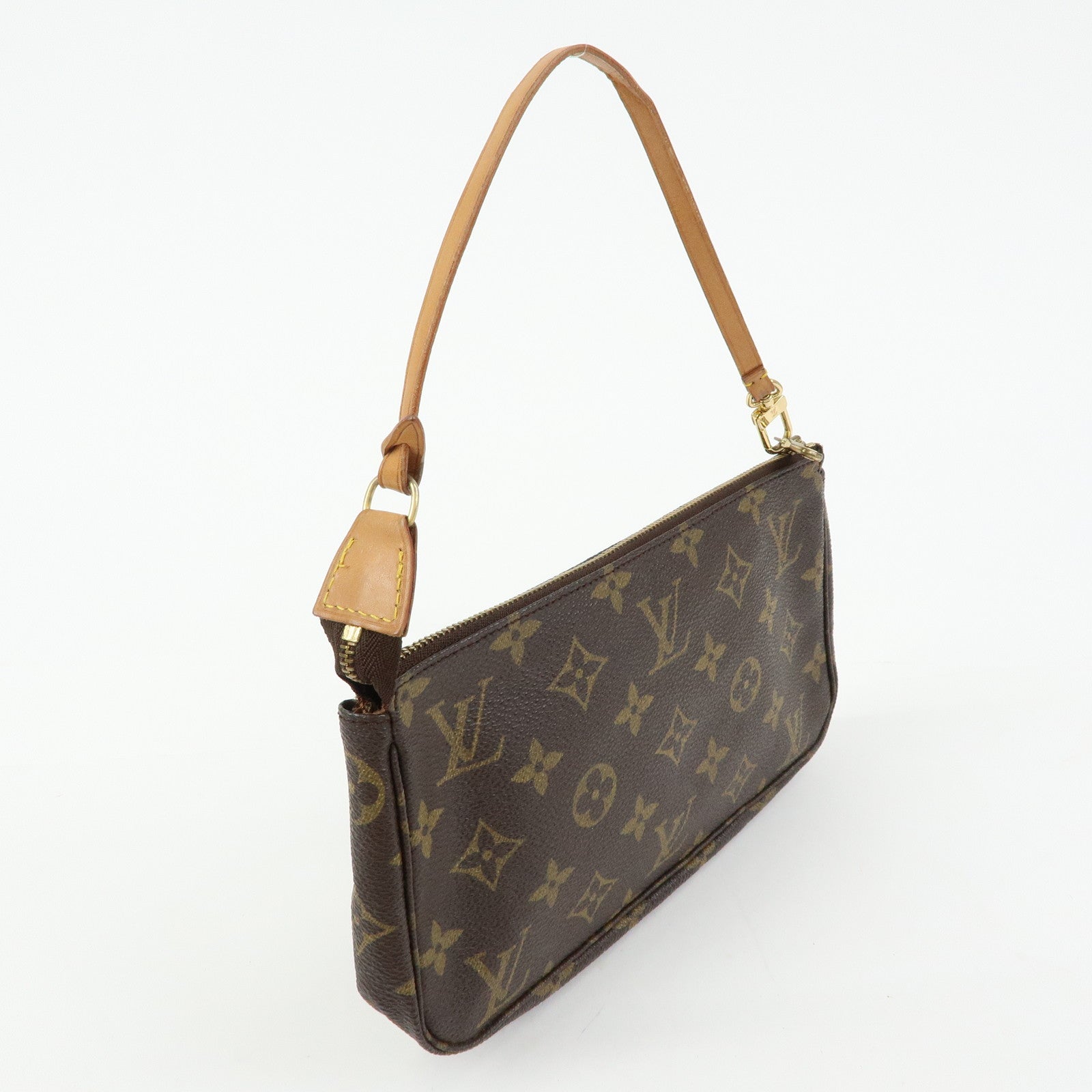 Louis Vuitton Monogram Pochette Accessoires Pouch Hand Bag M51980
