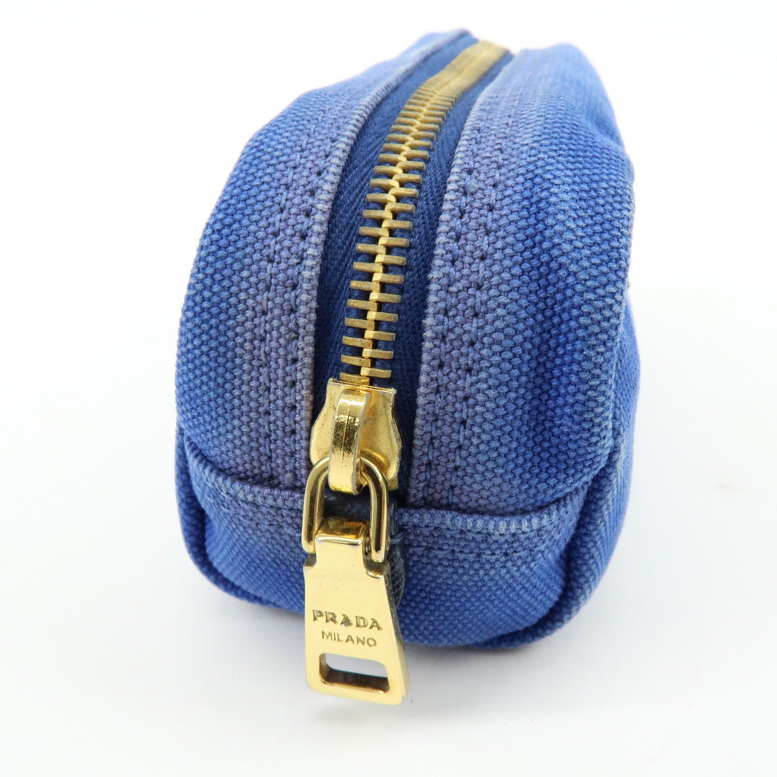 GUCCI PRADA MIUMIU Set of 3 Canvas Leather Pouch 29596/5N1681