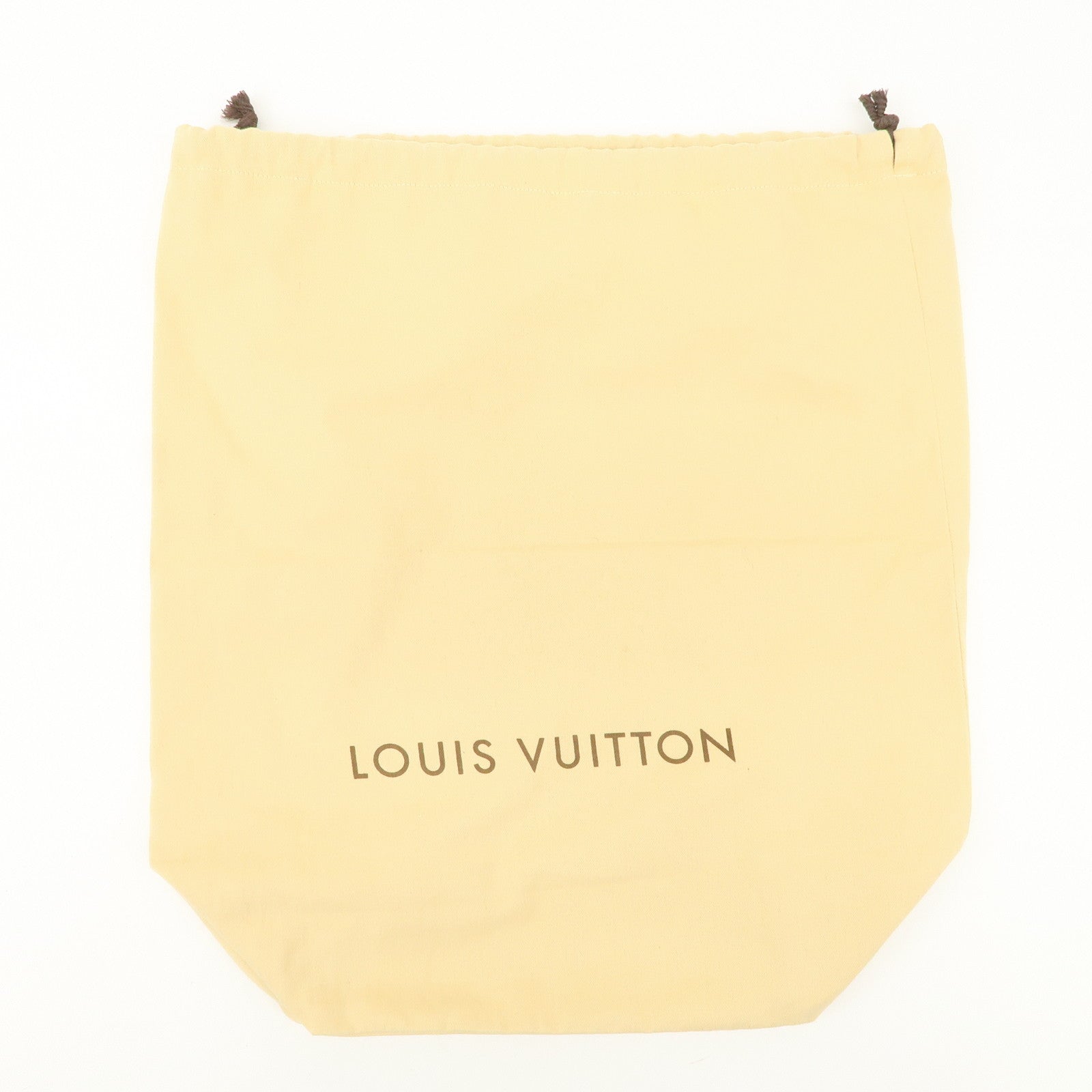 Louis Vuitton Set of 10 Dust Bag Storage Bag Drawstring Style Beige Used