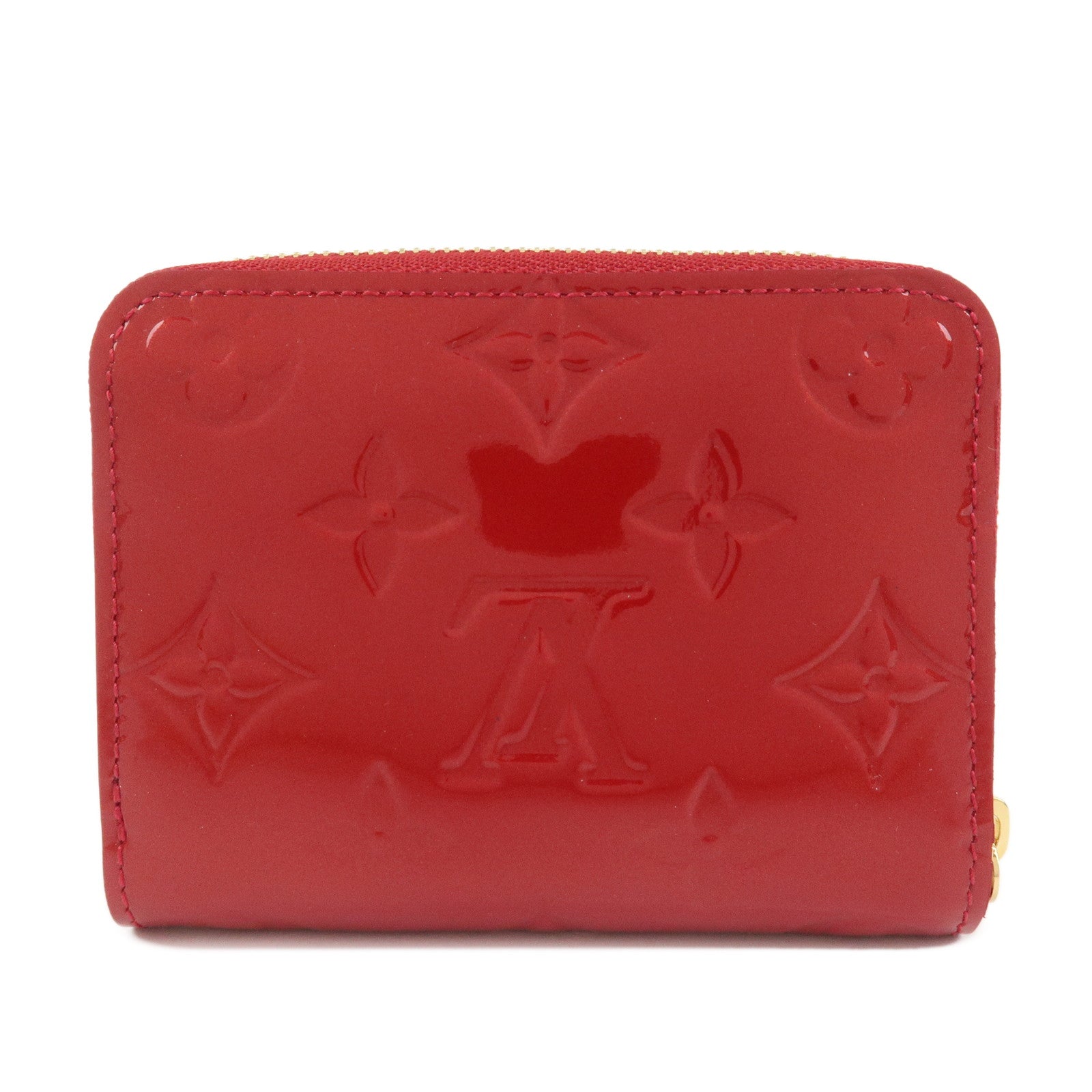 Louis Vuitton Monogram Vernis Zippy Coin Purse Pomme d'Amour M93608