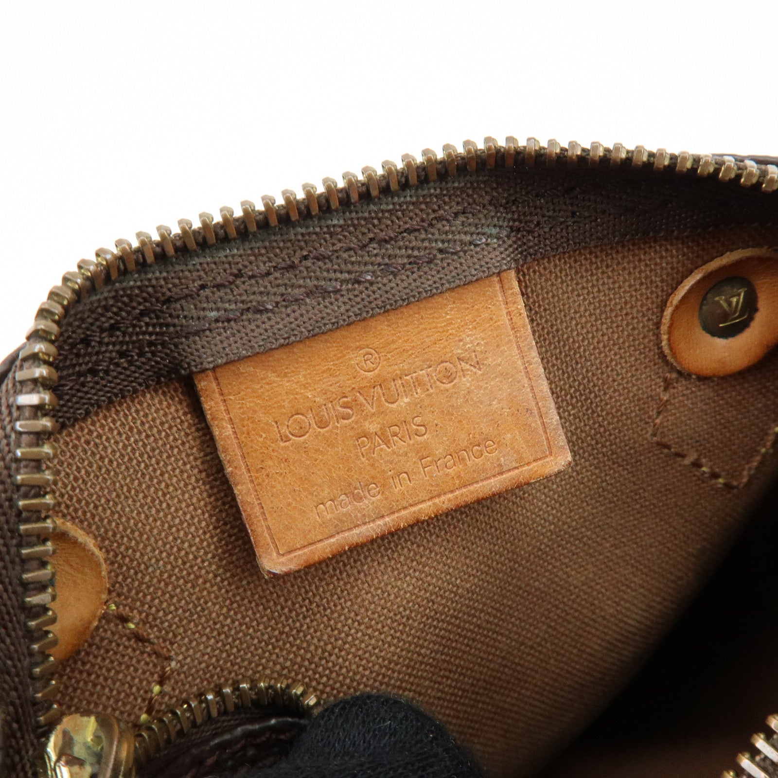Louis Vuitton Monogram Mini Speedy Hand Bag Brown M41534