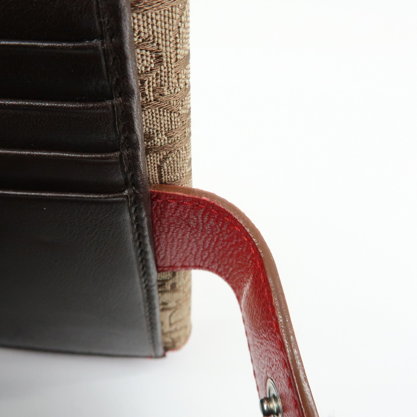 Christian Dior Rasta Trotter Saddle Jacquard Canvas Compact Wallet