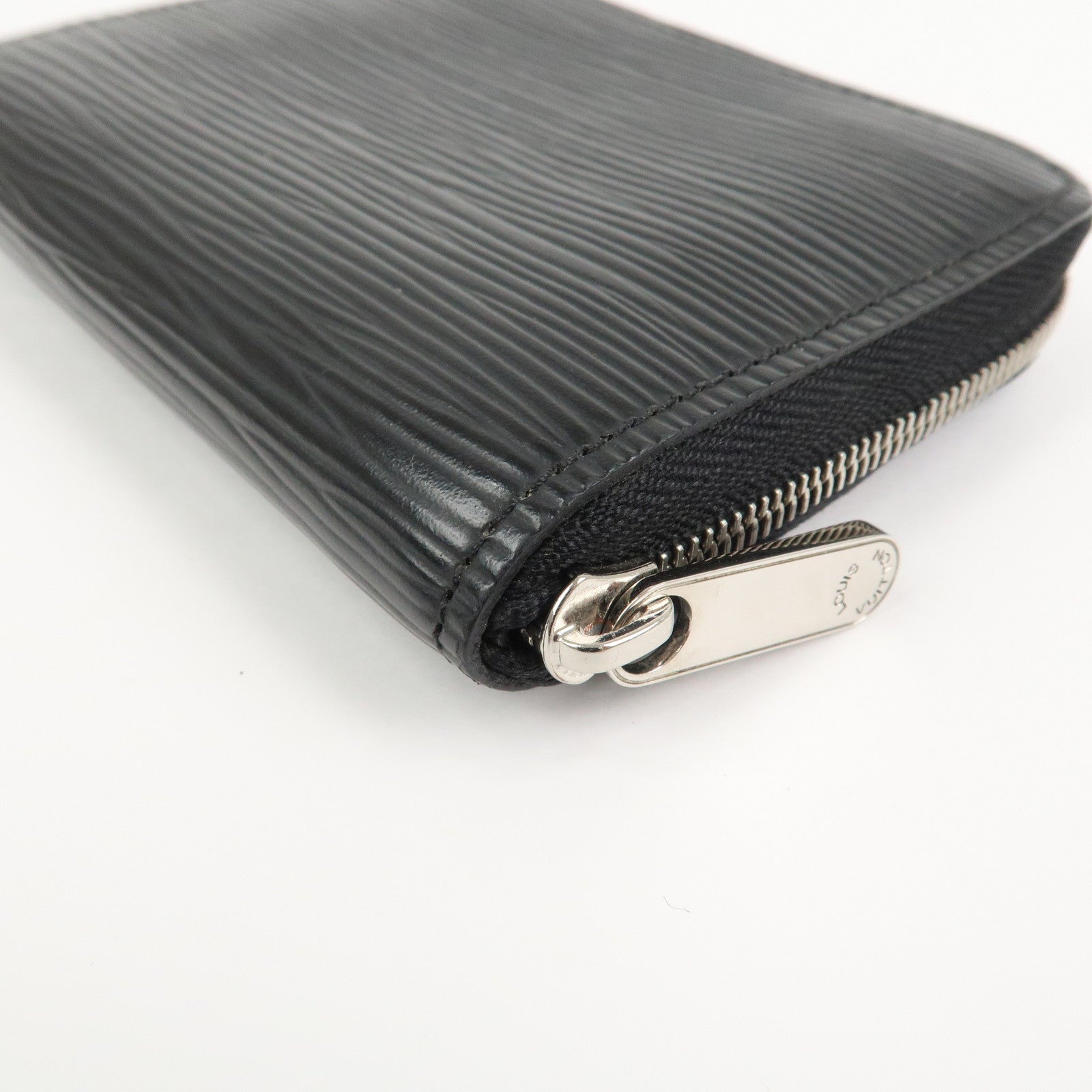 Louis Vuitton Epi Leather Zippy Coin Case Wallet Noir M60152