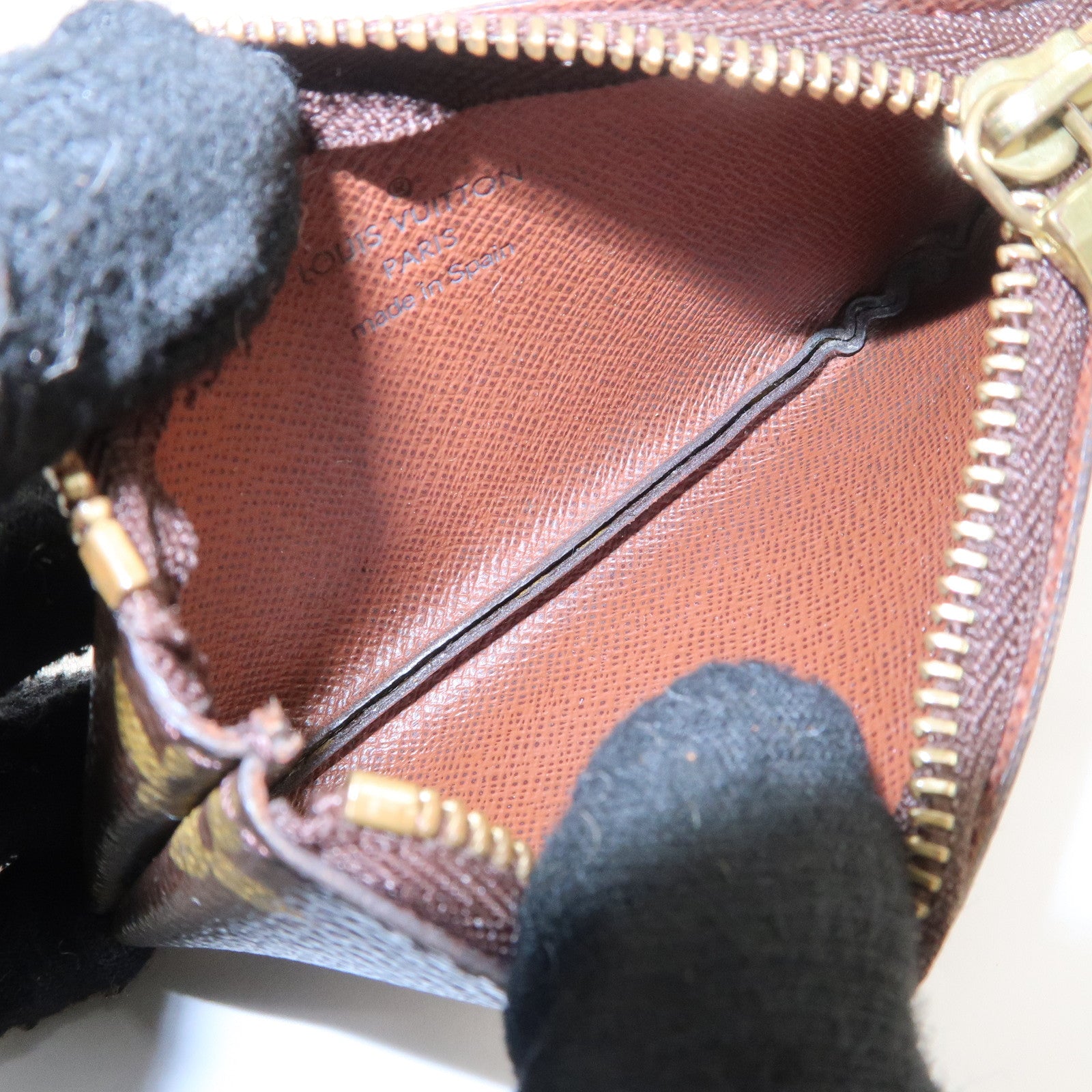 Louis Vuitton Monogram Set of 2 Canvas Coin Case Brown M62650 Used