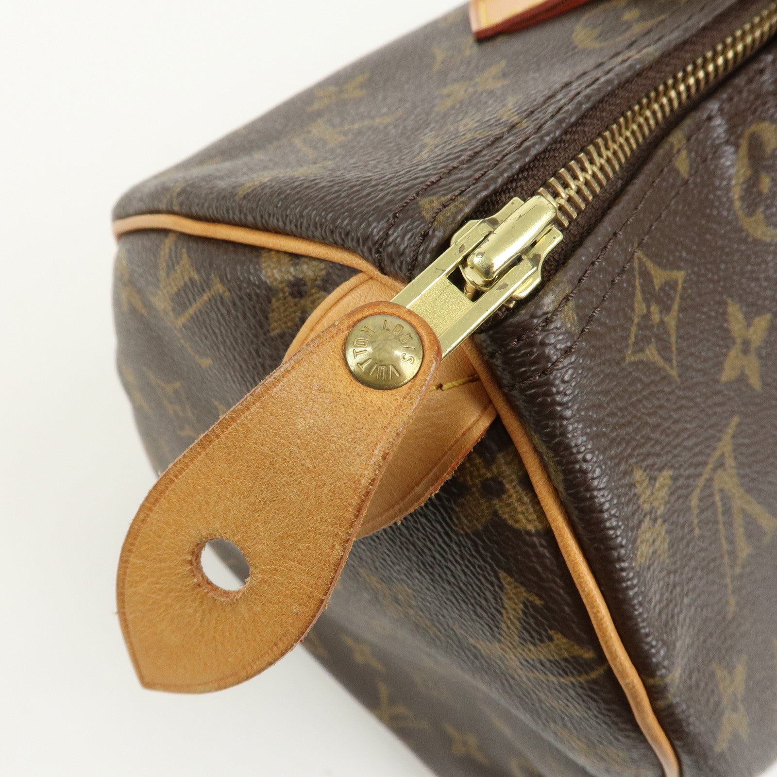 Louis Vuitton Monogram Speedy 30 Boston Bag Hand Bag Brown M41526