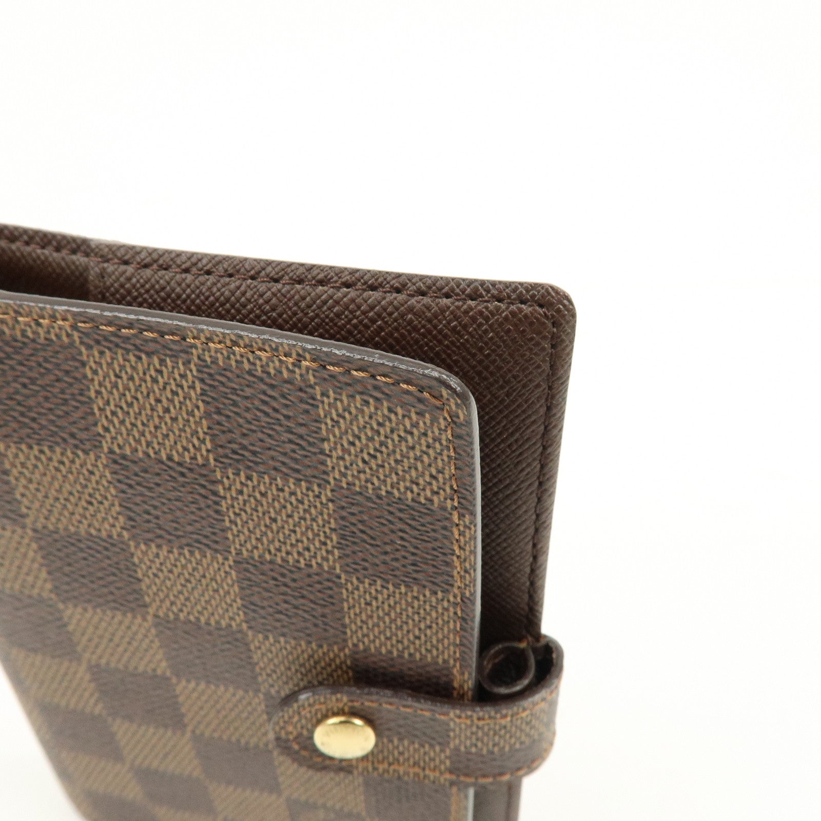 Louis Vuitton Damier Agenda PM Planner Cover Damier Ebene R20700