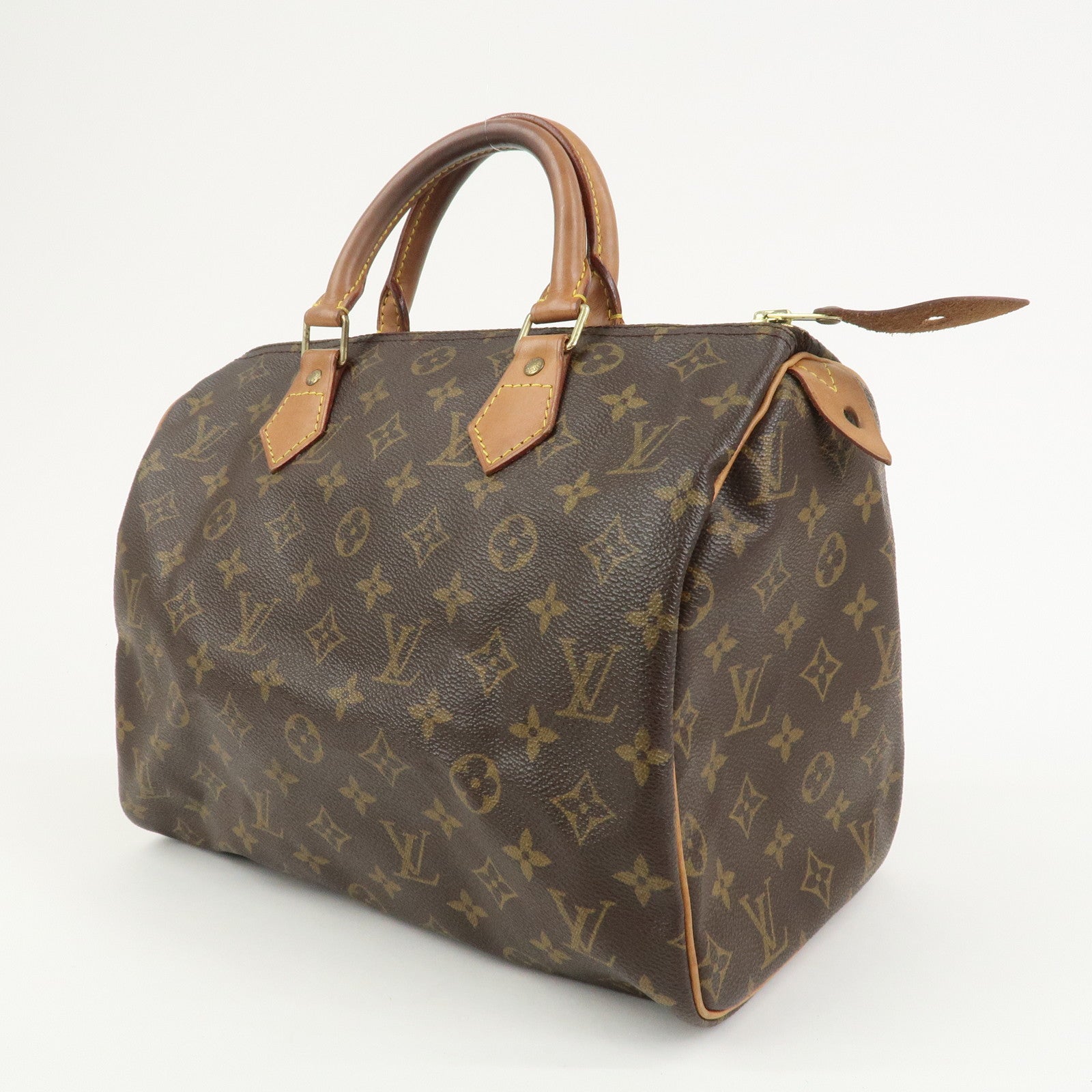 Louis Vuitton Monogram Speedy 30 Boston Bag Hand Bag Brown M41526