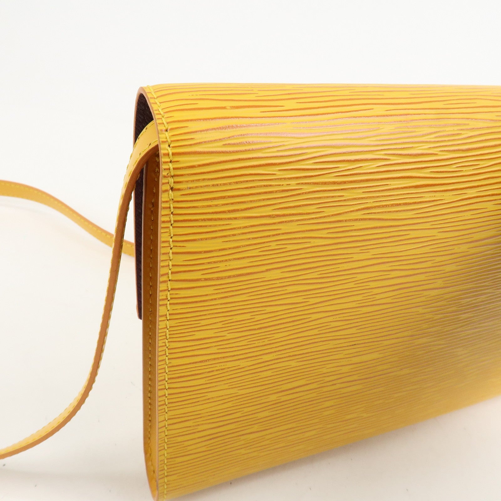 Louis Vuitton Epi Pochette Arche Shoulder Bag Tassili Yellow M52579