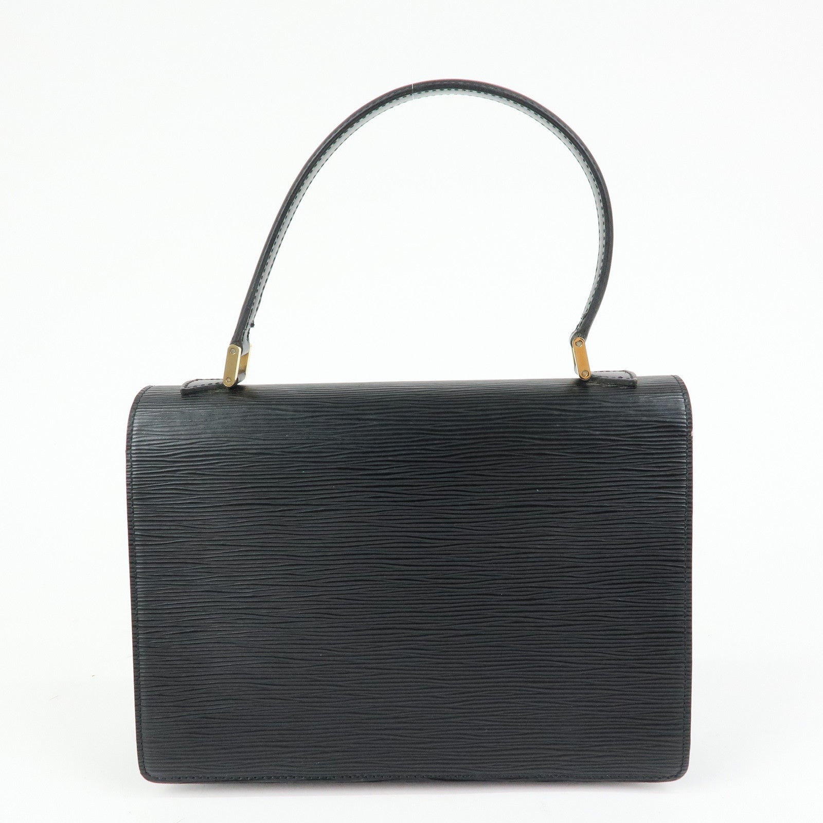 Louis Vuitton Epi Concorde Leather Hand Bag Noir Black M52132
