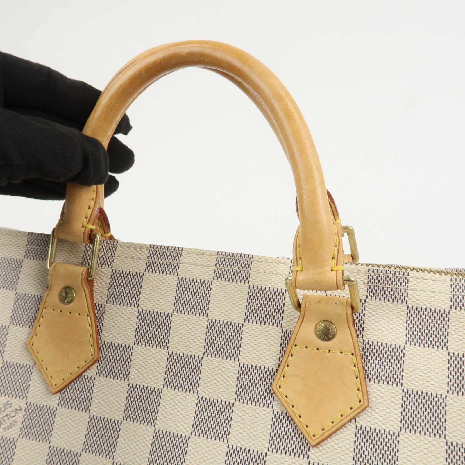 Louis Vuitton Damier Azur Speedy 30 Boston Bag Hand Bag N41533