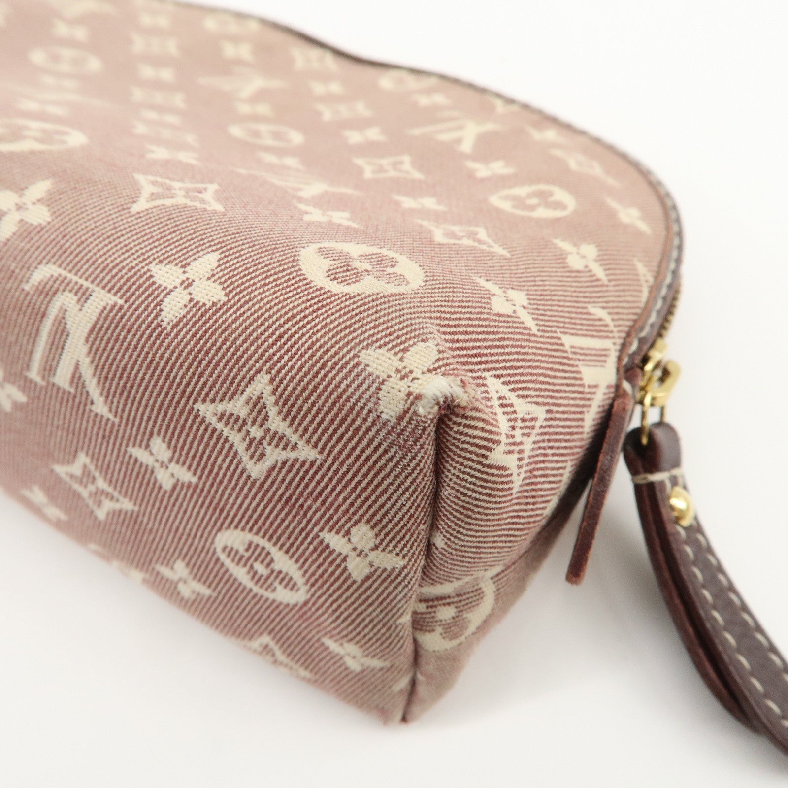 Louis Vuitton Monogram Idylle Pochette Cosmetic Pouch Sepia M40377