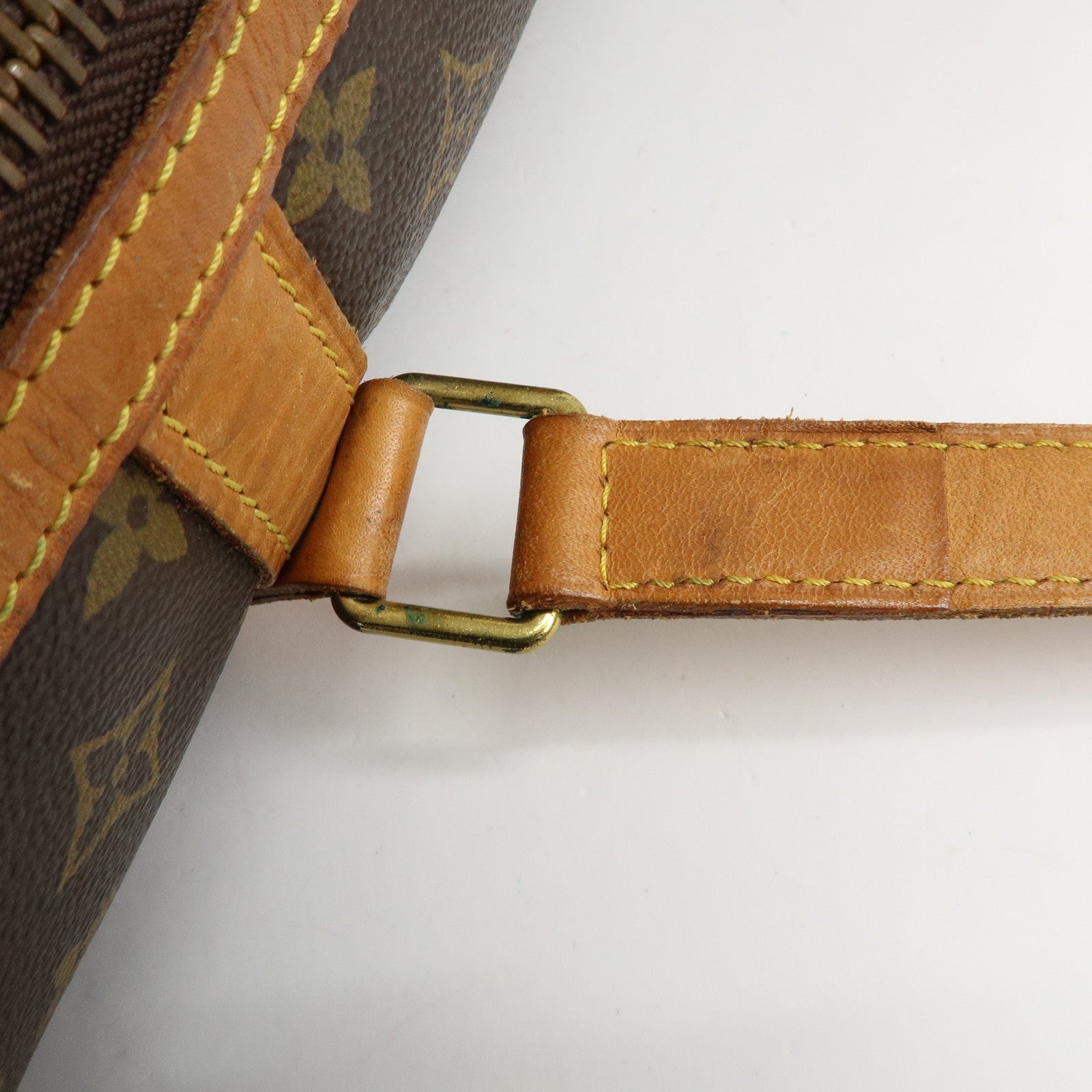 Louis Vuitton Monogram Sac Souple 55 Boston Bag Brown M41622