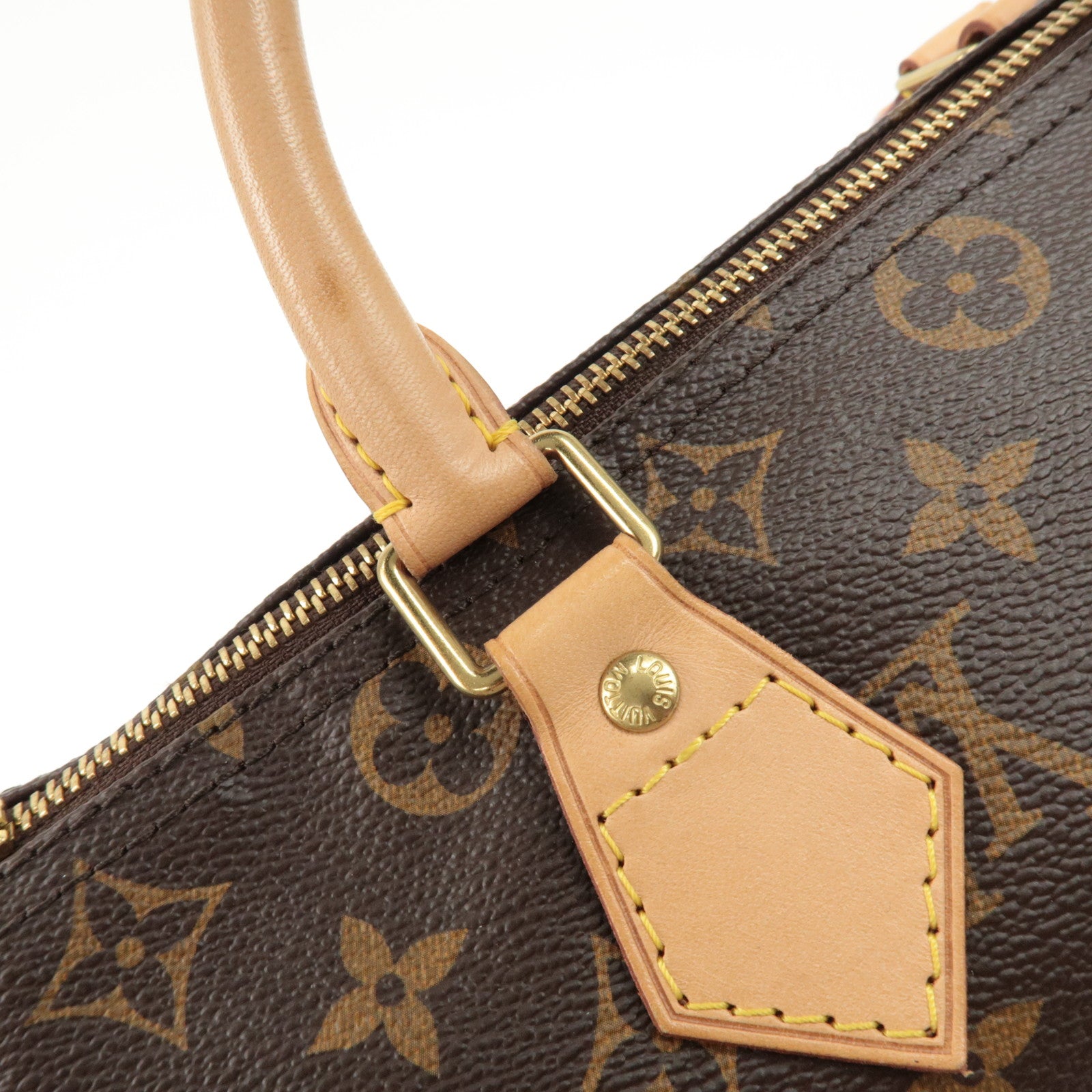 Louis Vuitton Monogram Speedy 30 Hand Bag Boston Bag M41526 Used