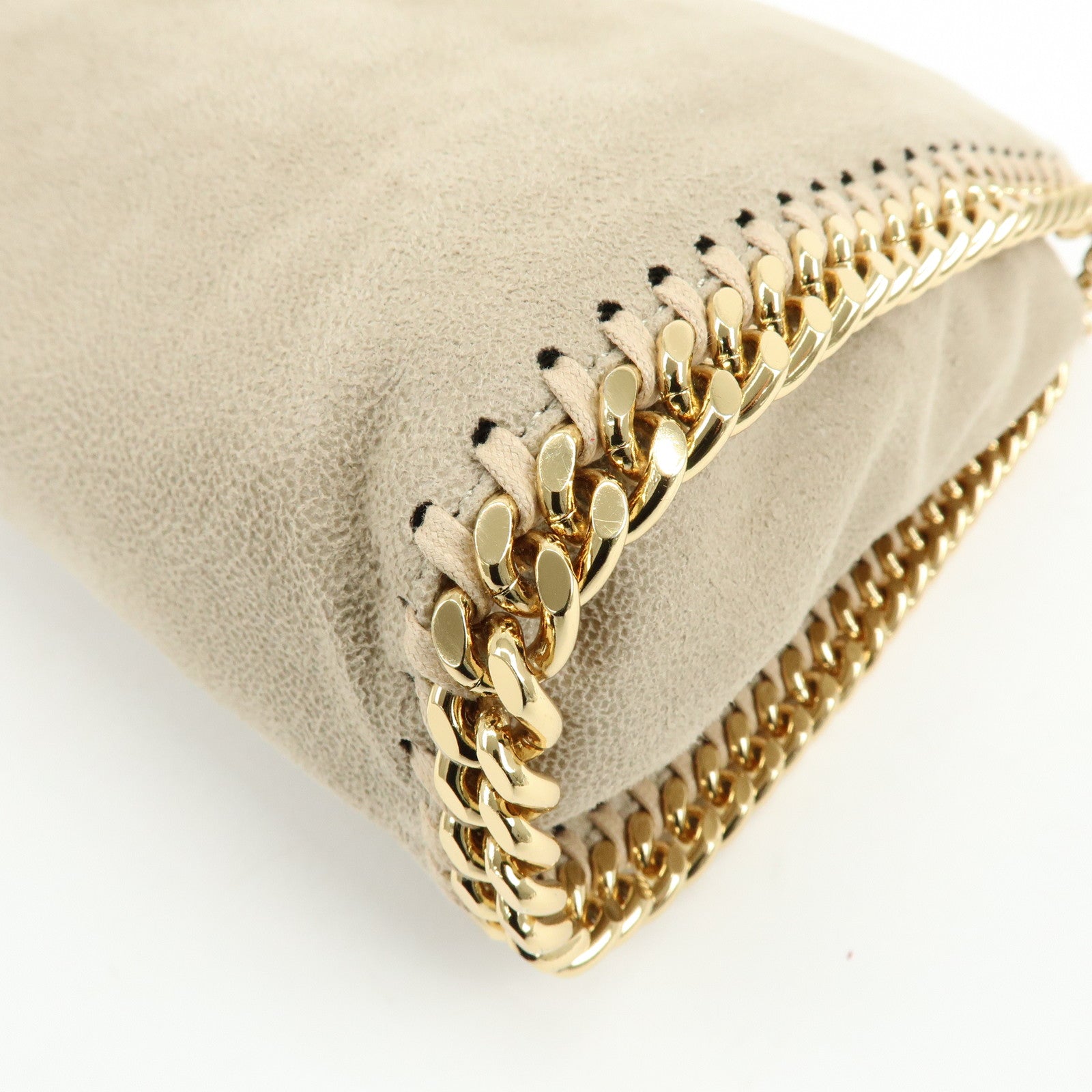 STELLA MCCARTNEY Polyester Shoulder Bag Crossbody Bag Beige