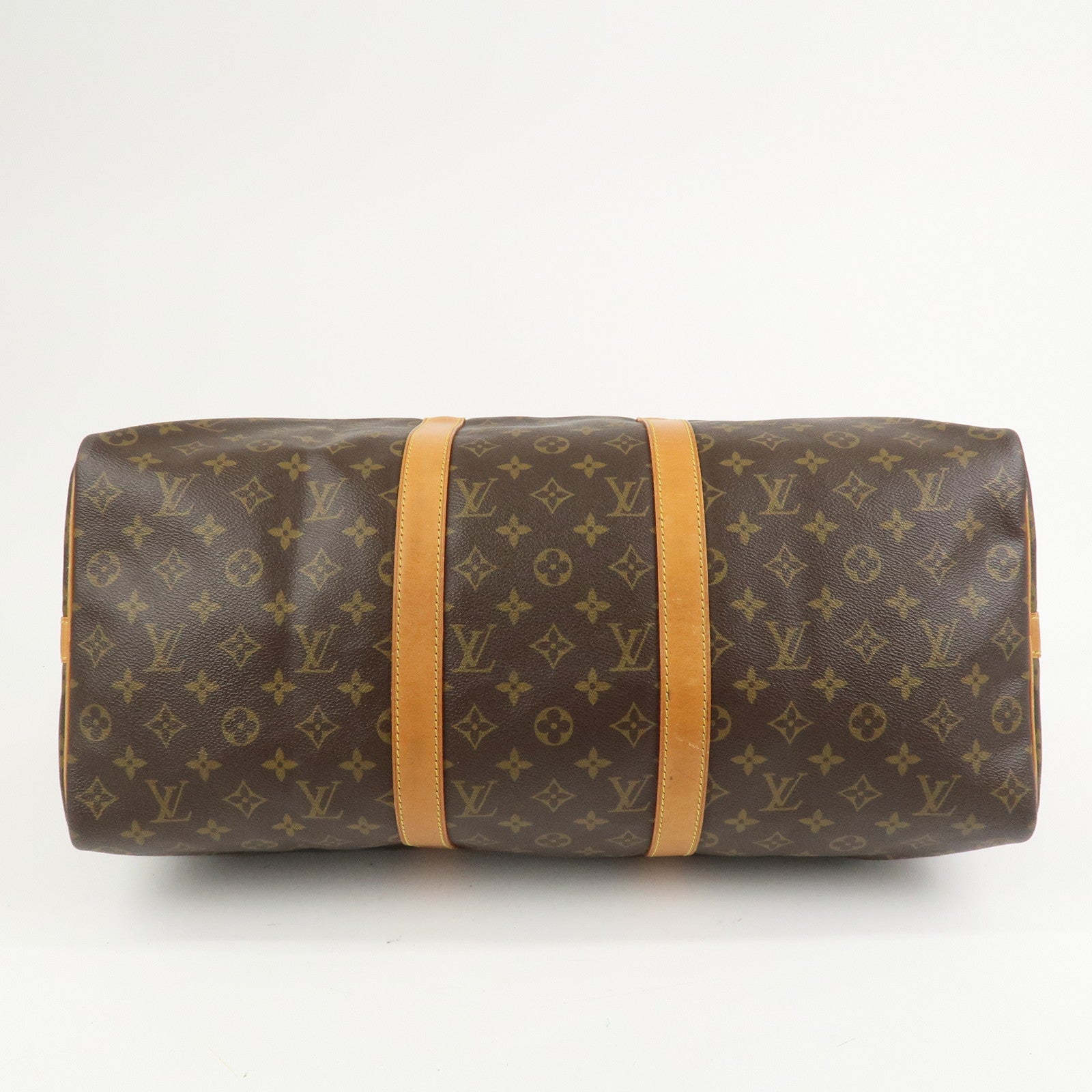 Louis Vuitton Monogram Keep All 50 Bandouliere Boston Bag M41416