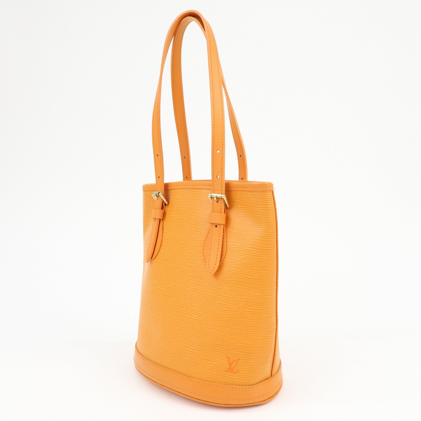 Louis Vuitton Epi Bucket PM Shoulder Bag Tote Bag Mandarin M5899H
