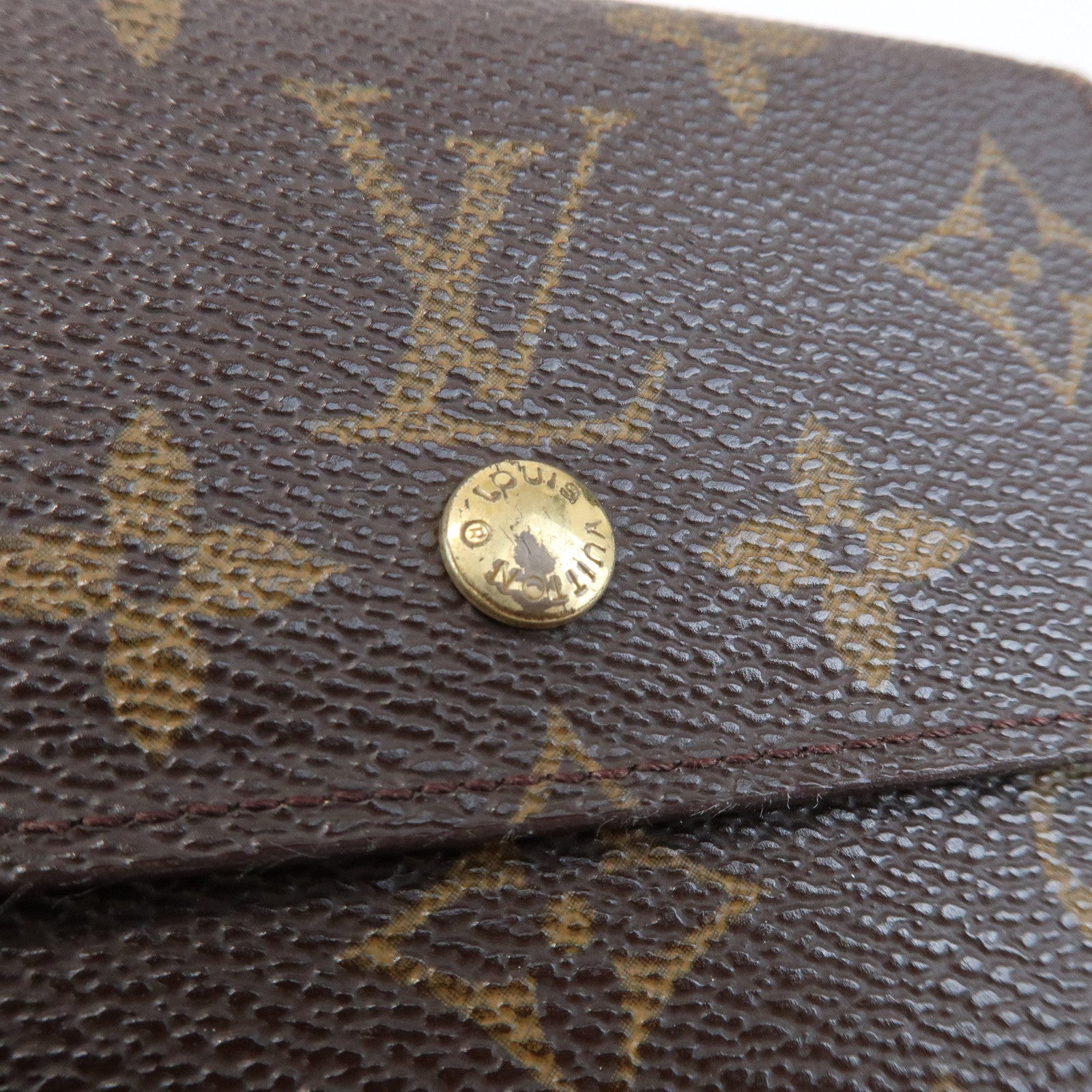 Louis Vuitton Monogram Set of 2 Bi- fold Wallets Brown M61652