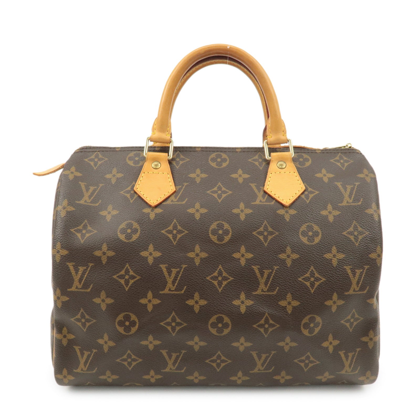 Louis Vuitton Monogram Speedy 30 Hand Bag Boston Bag M41526 Used
