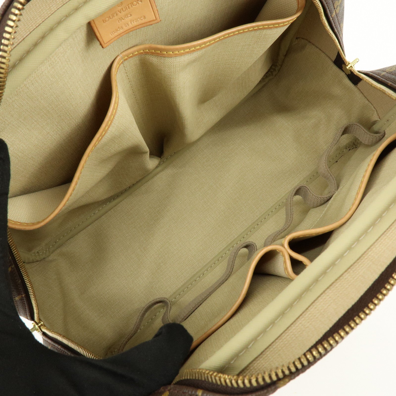 Louis Vuitton Monogram Canvas Deauville Hand Bag Brown M47270