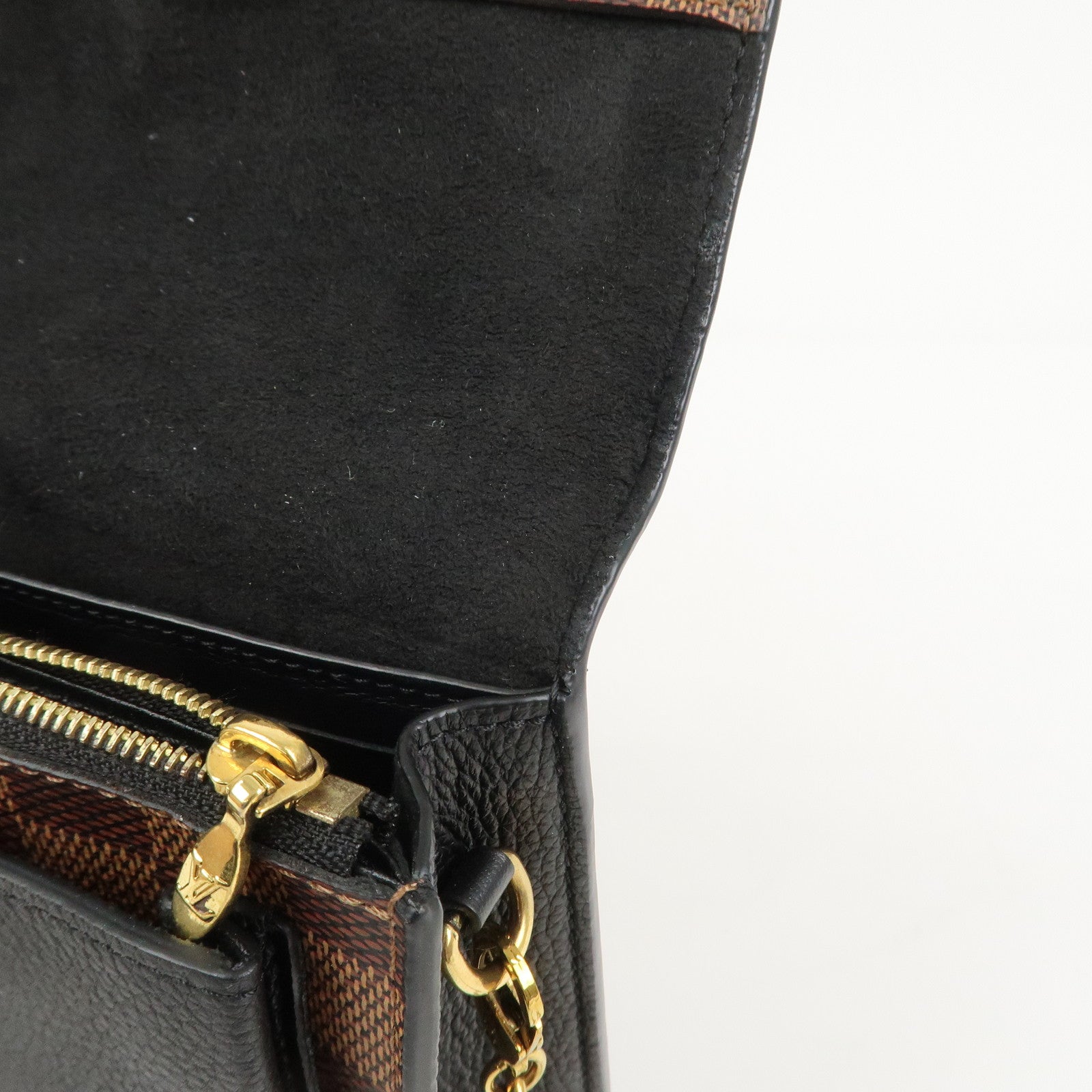 Louis Vuitton Damier Portefeuille Vavin Chain Shoulder Bag N60221
