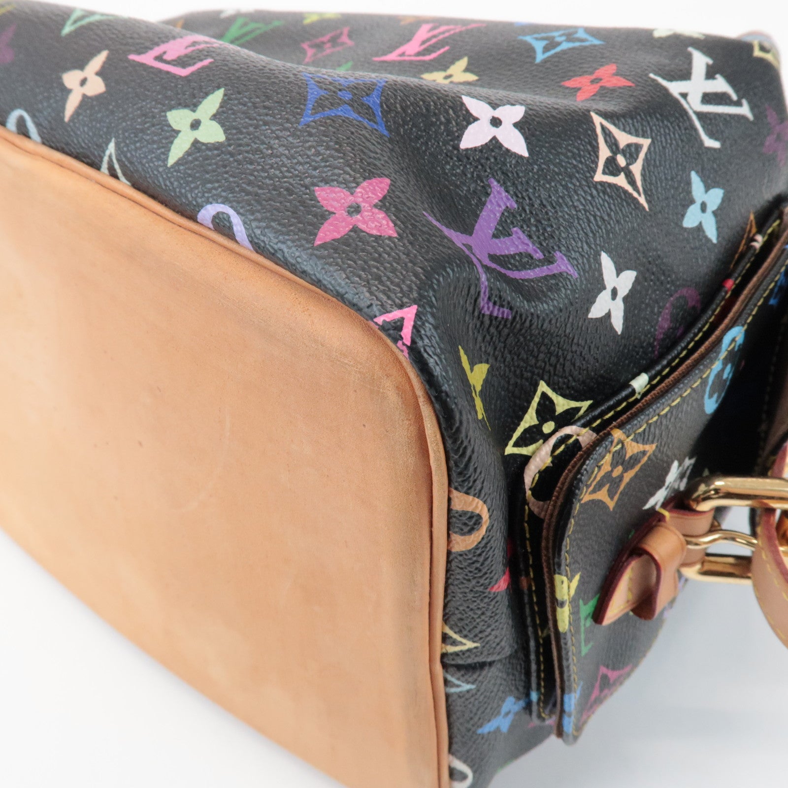 Louis Vuitton Monogram Multicolor Petit Noe Bag Noir M42230