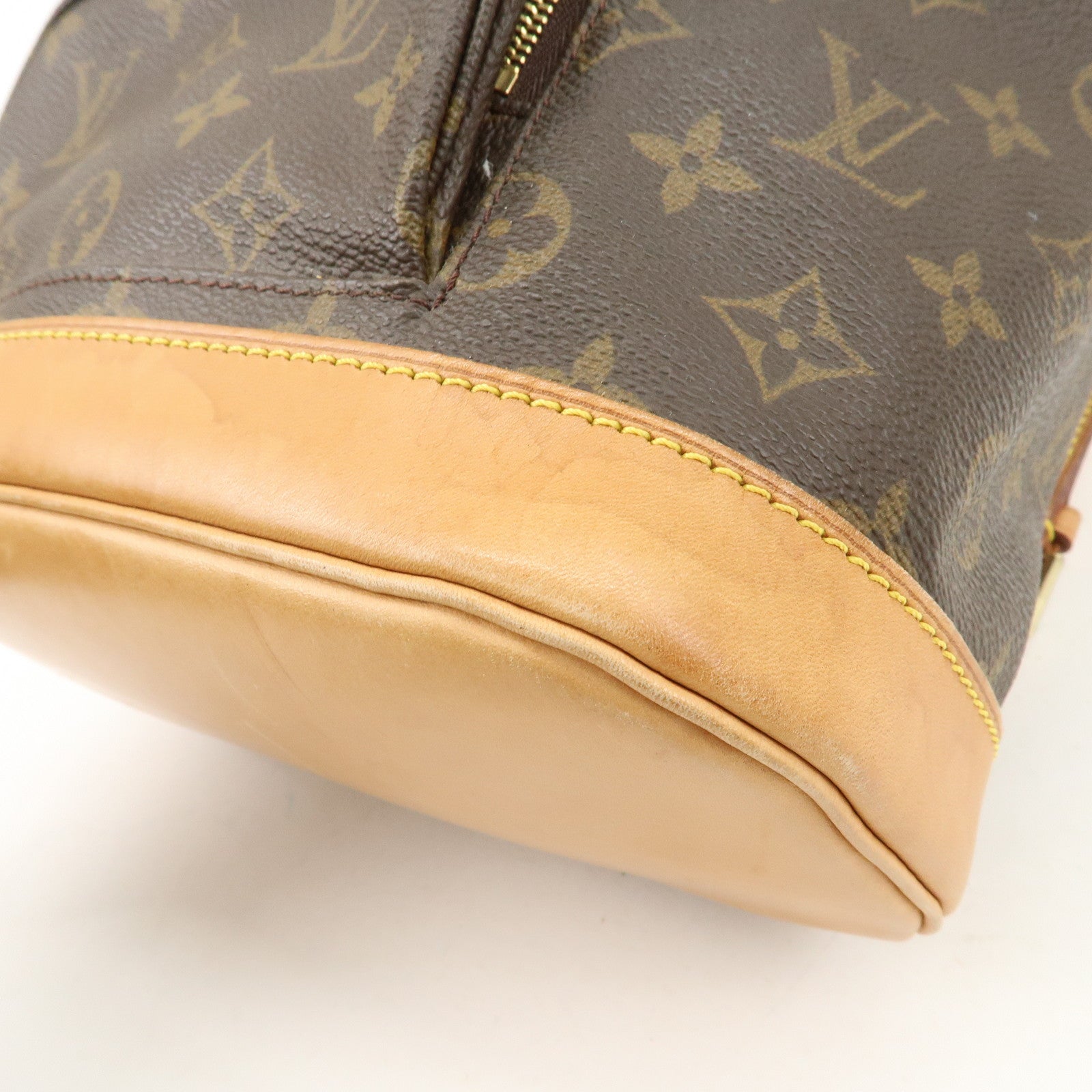 Louis Vuitton Monogram Montsouris MM Back Pack Brown M51136 Used
