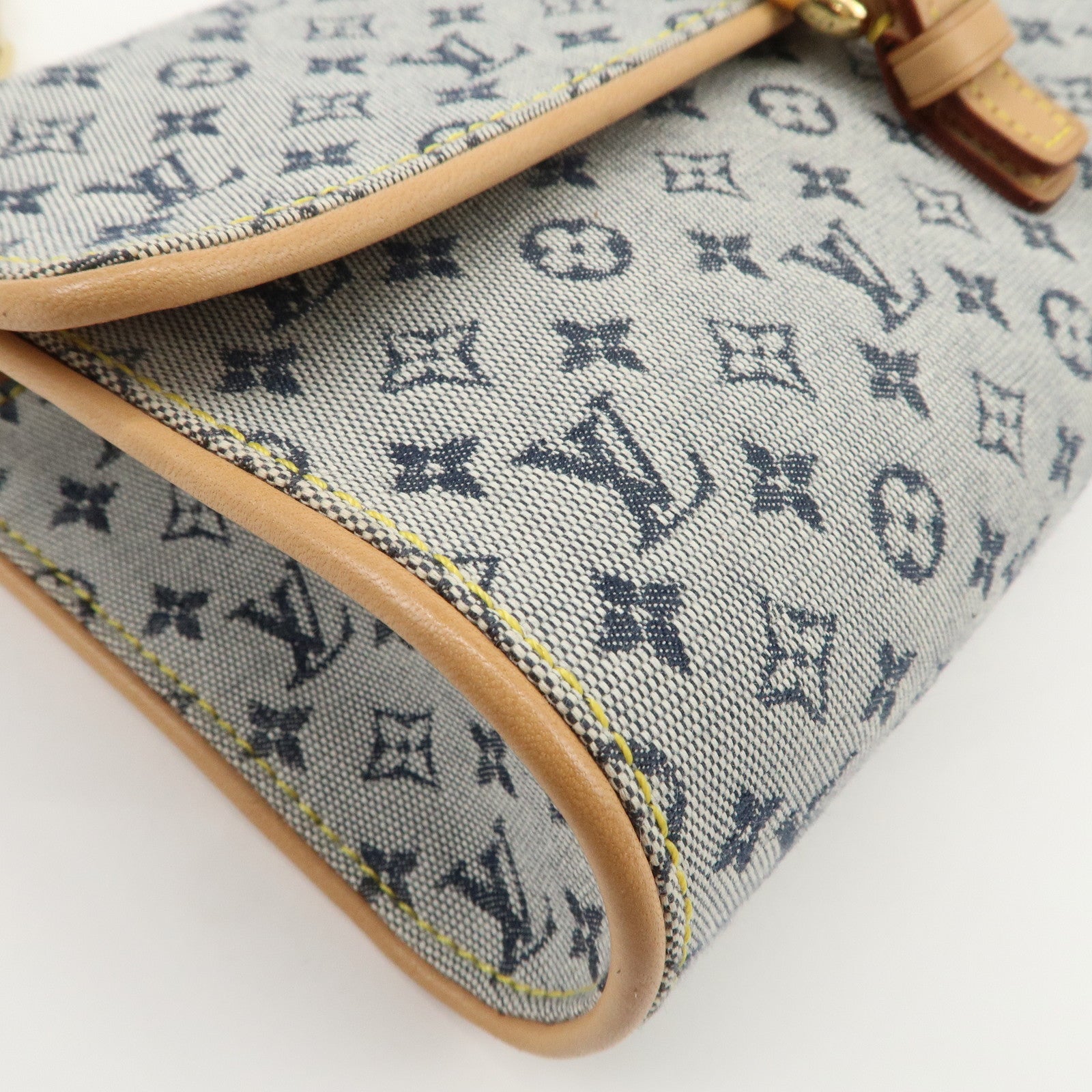 Louis Vuitton Monogram Mini Camille Shoulder Bag Blue M92002