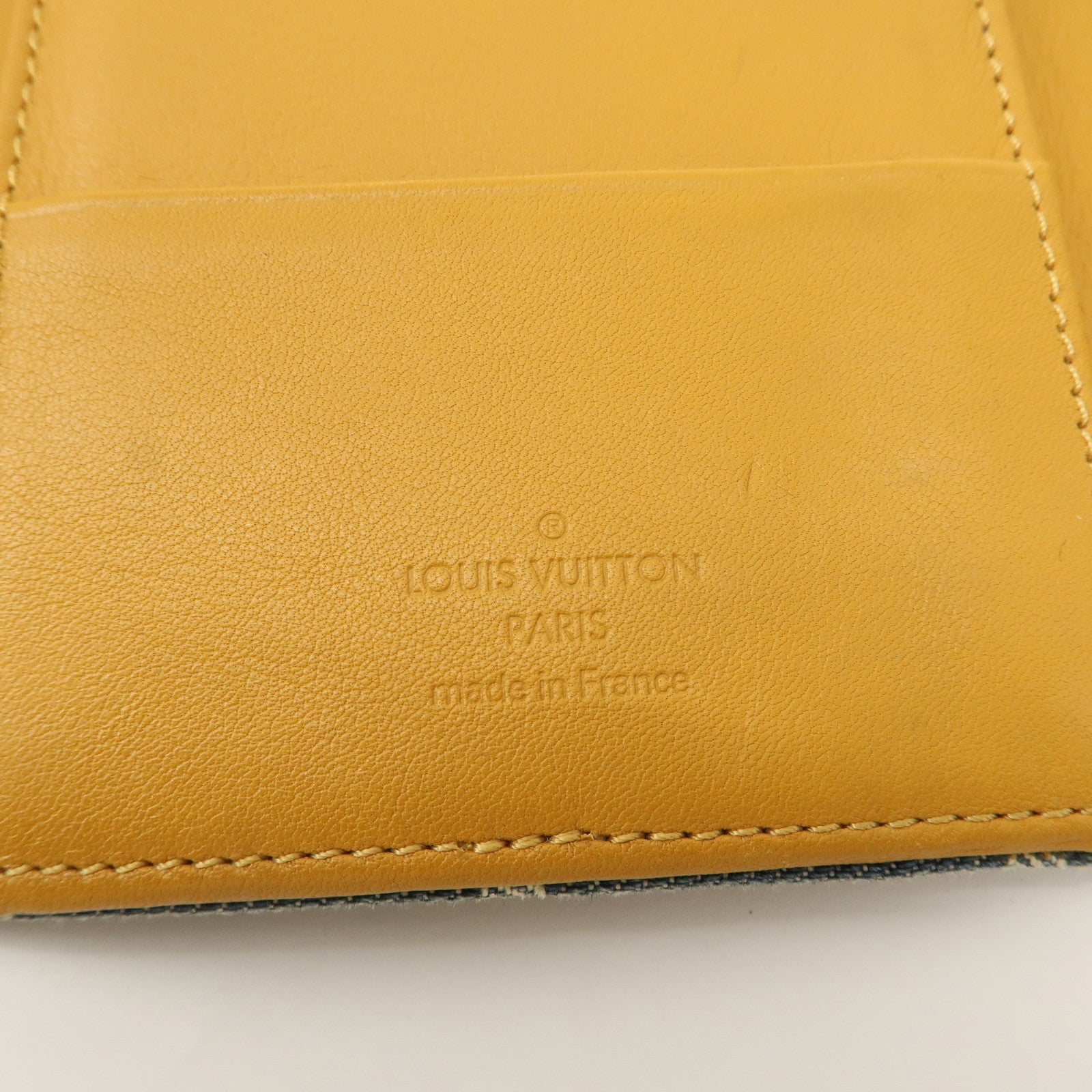 Louis Vuitton Monogram Denim Portefeuille Amelia Wallet Blue M95511 Used