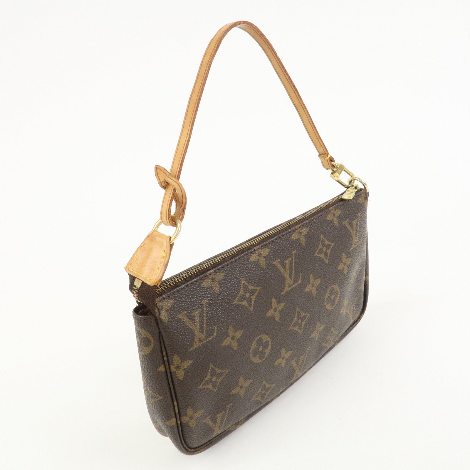 Louis Vuitton Monogram Pochette Accessoires Pouch Hand Bag M51980
