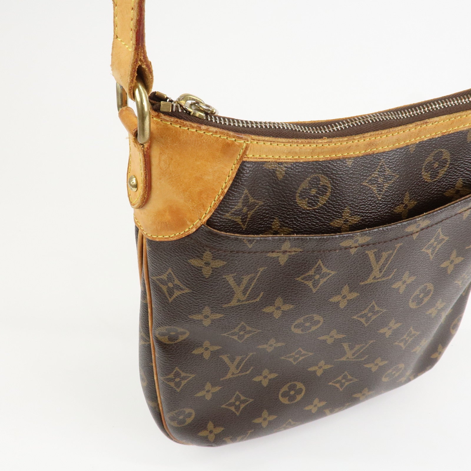 Louis Vuitton Monogram Canvas Leather Odeon PM Shoulder BagM56390