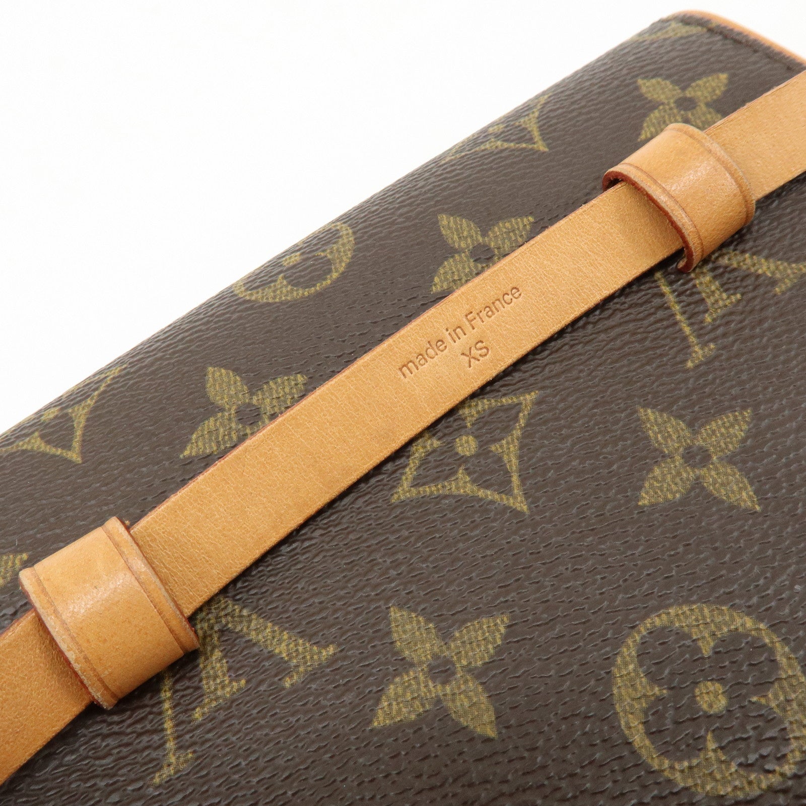 Louis Vuitton Monogram Pochette Florentine Waist Bag Belt XS M51855
