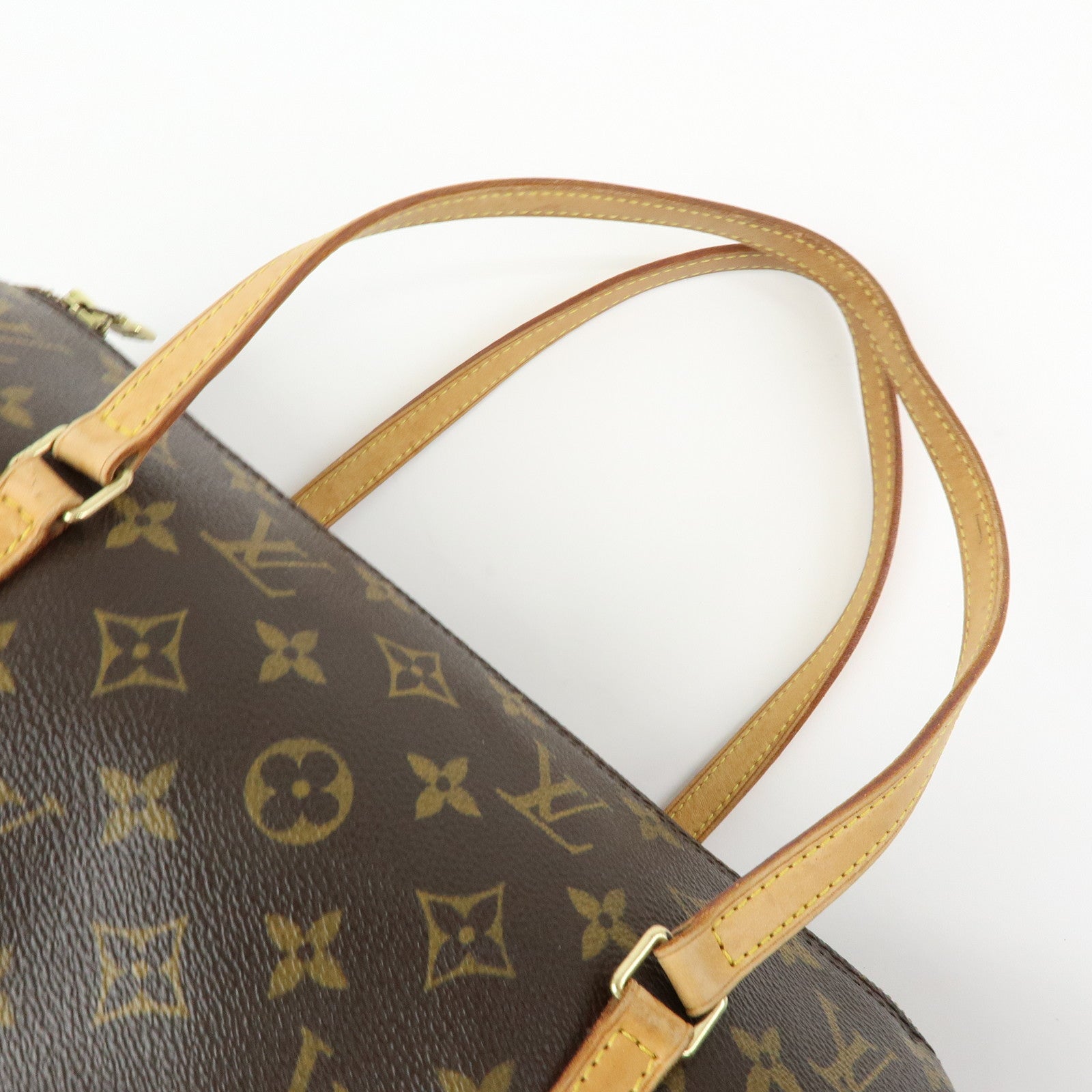 Louis Vuitton Monogram Papillon 30 Hand Bag Brown M51385