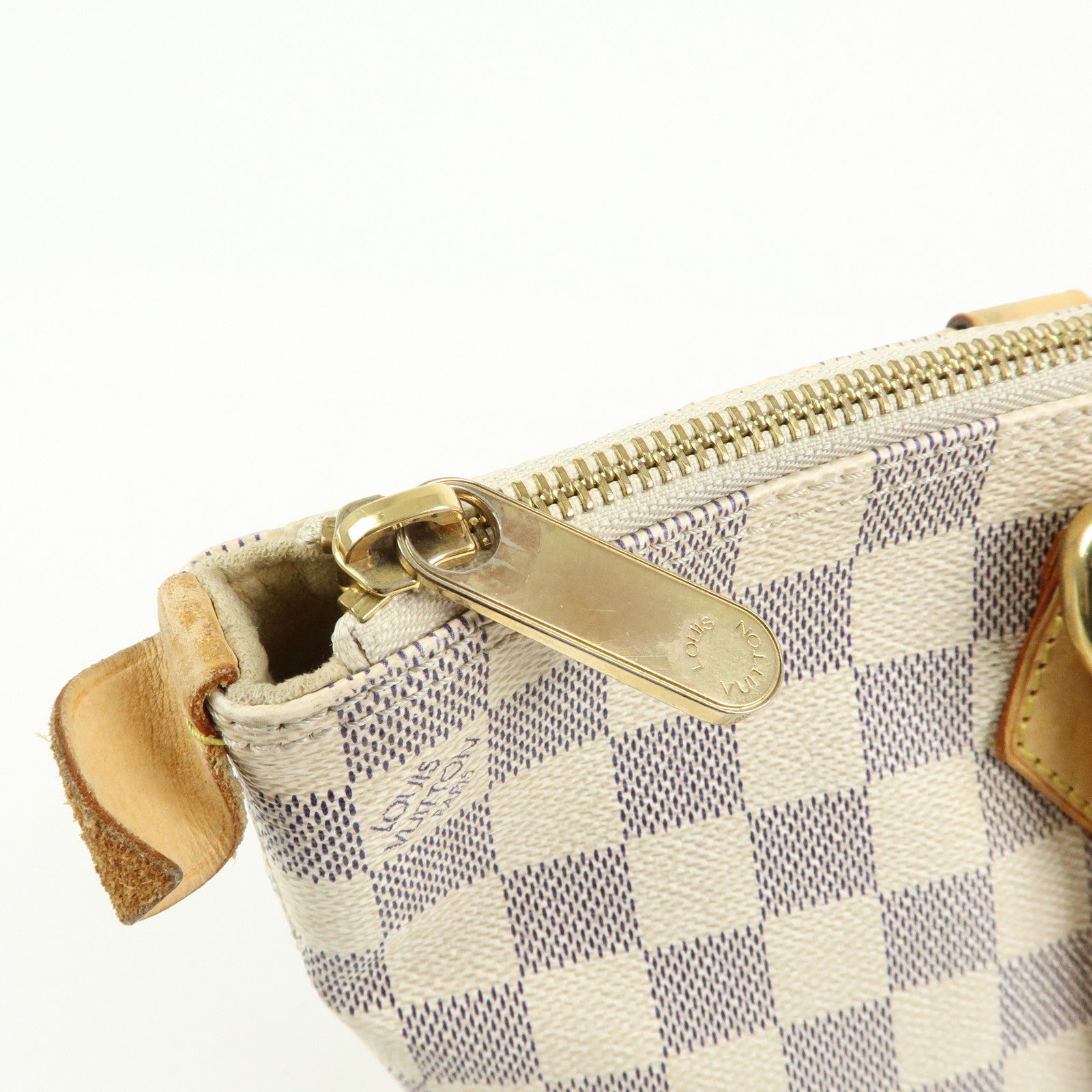 Louis Vuitton Damier Azur Saleya PM Tote Bag Hand Bag N51186