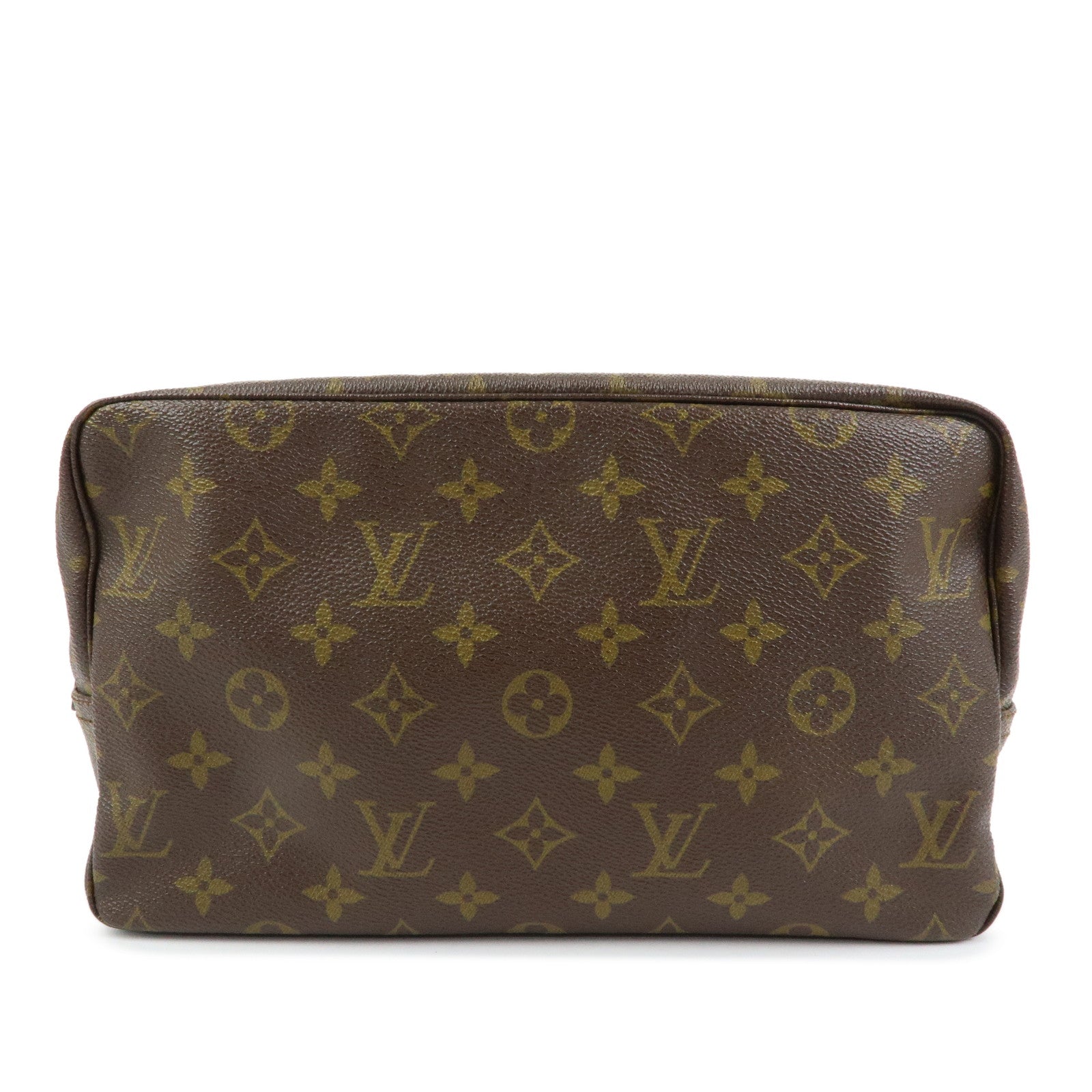 Louis Vuitton Monogram Trousse Toilette 28 Pouch Brown M47522