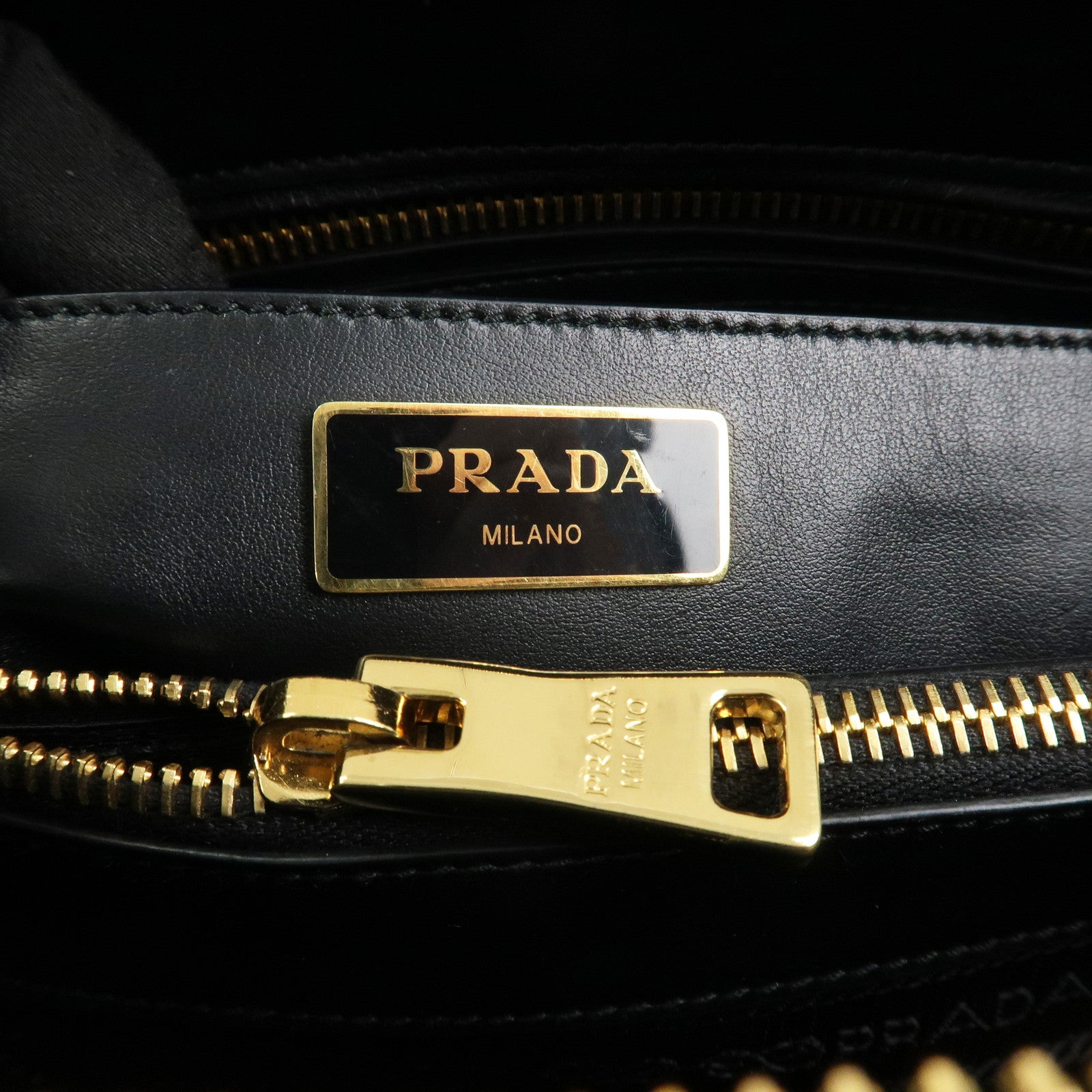 PRADA Promenade Small 2Way Bag Hand Bag Black BL0838