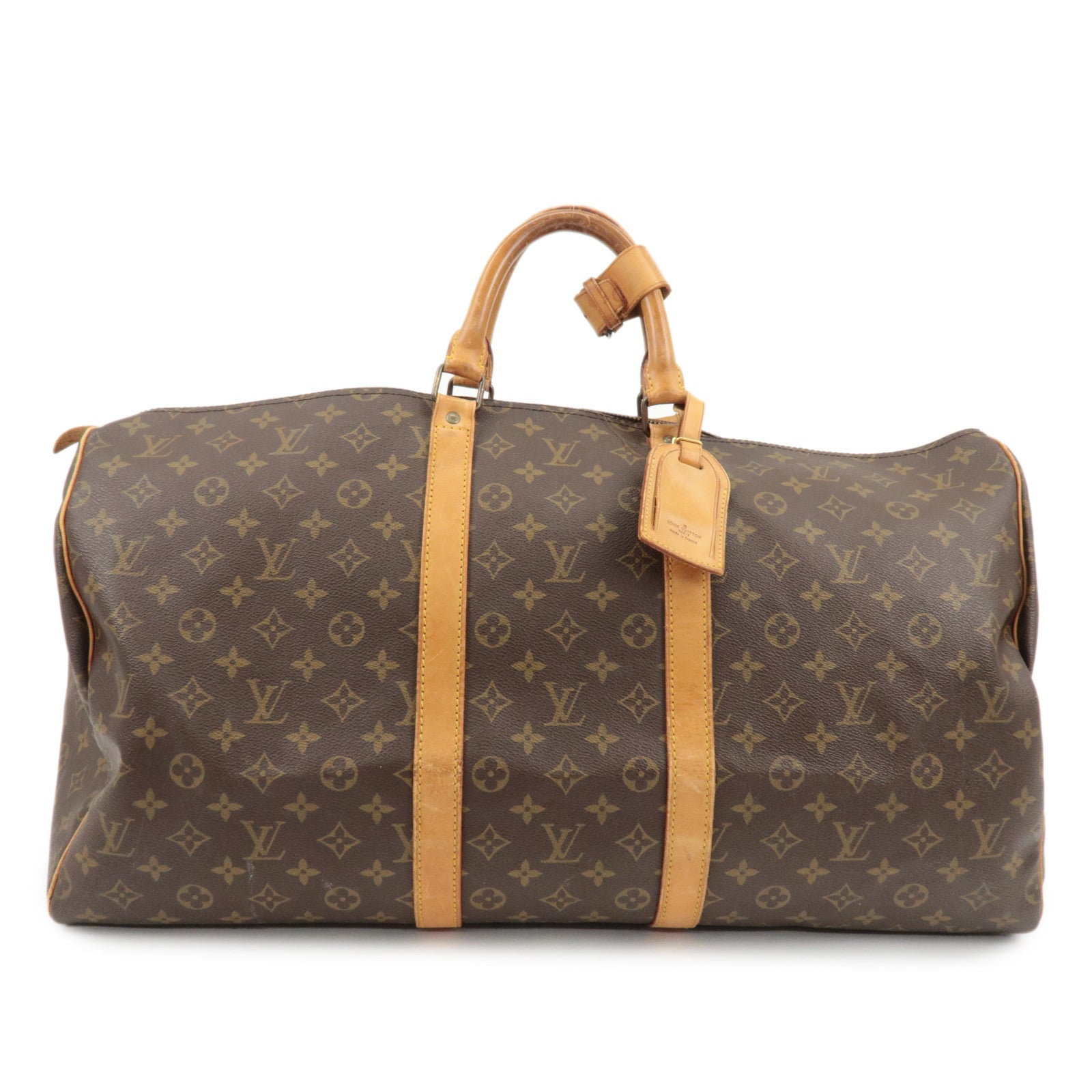 Louis Vuitton Monogram Keep All 55 Boston Bag Travel Bag M41424 Used
