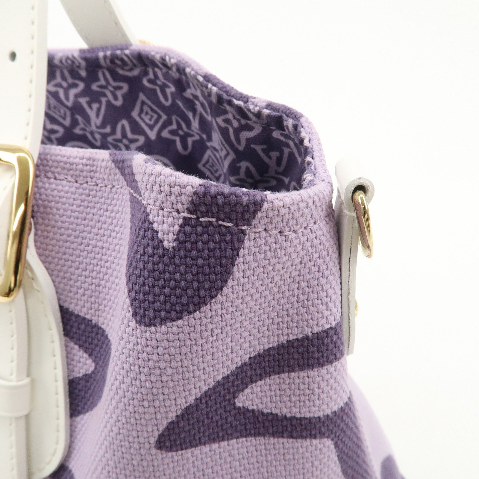 Louis Vuitton Cruise Line Canvas Tahitienne PM Tote Bag M95680