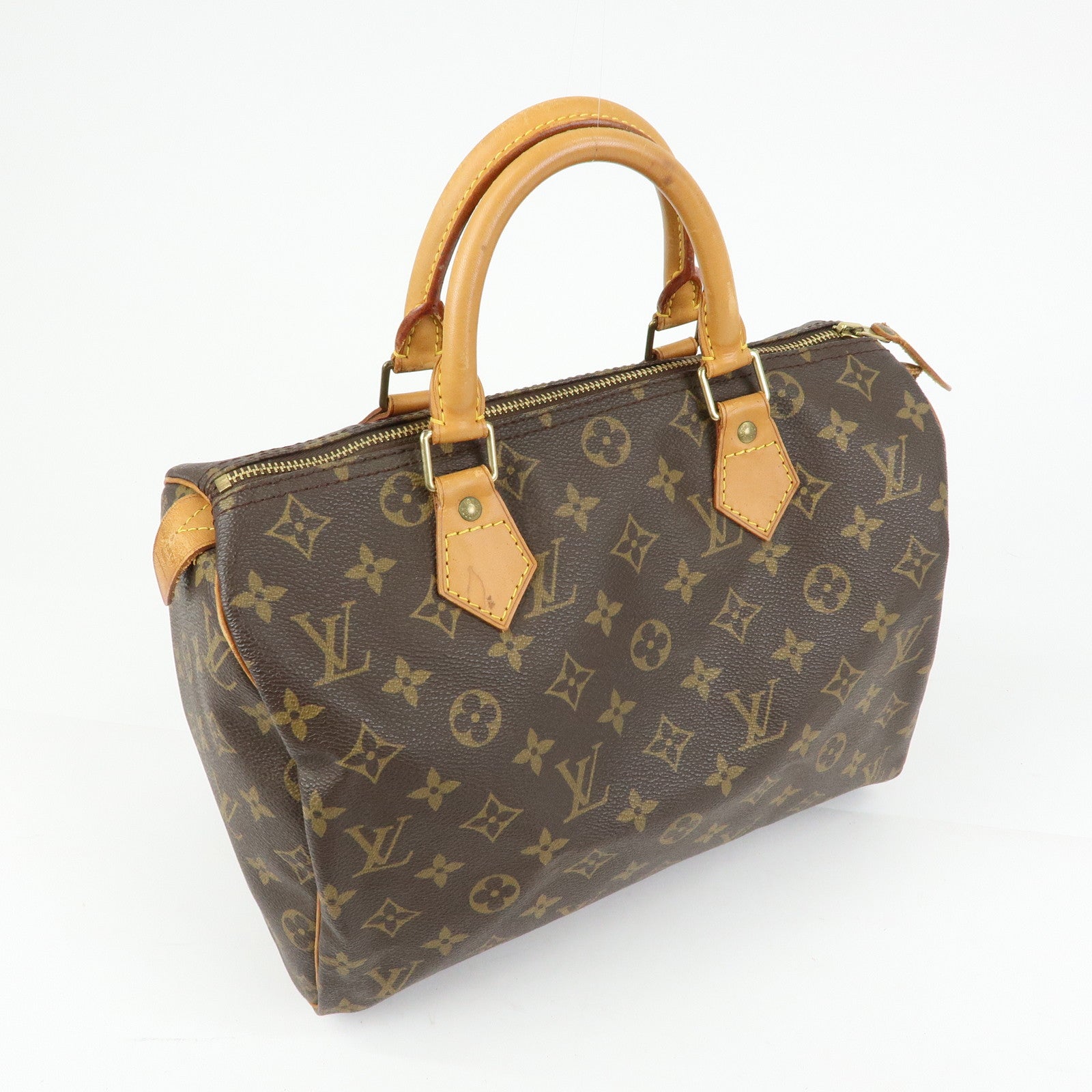 Louis Vuitton Monogram Speedy 30 Boston Bag Hand Bag Brown M41526