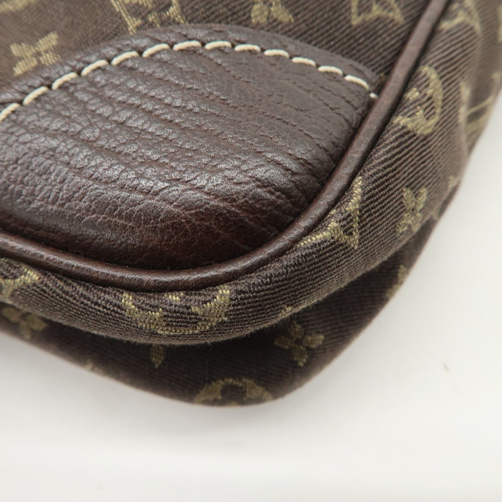 Louis Vuitton Monogram Mini Lin Danube Shoulder Bag Brown M95228