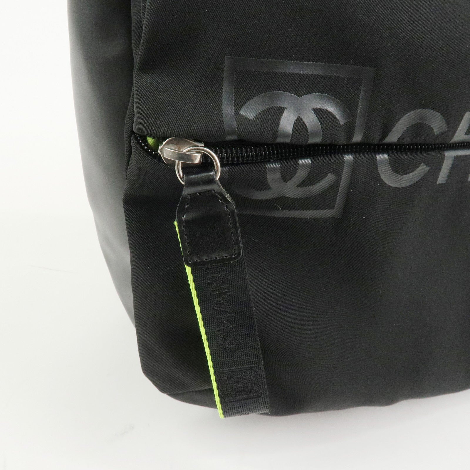 CHANEL Sport Line Nylon Shoulder Bag Messenger Bag Black A26709
