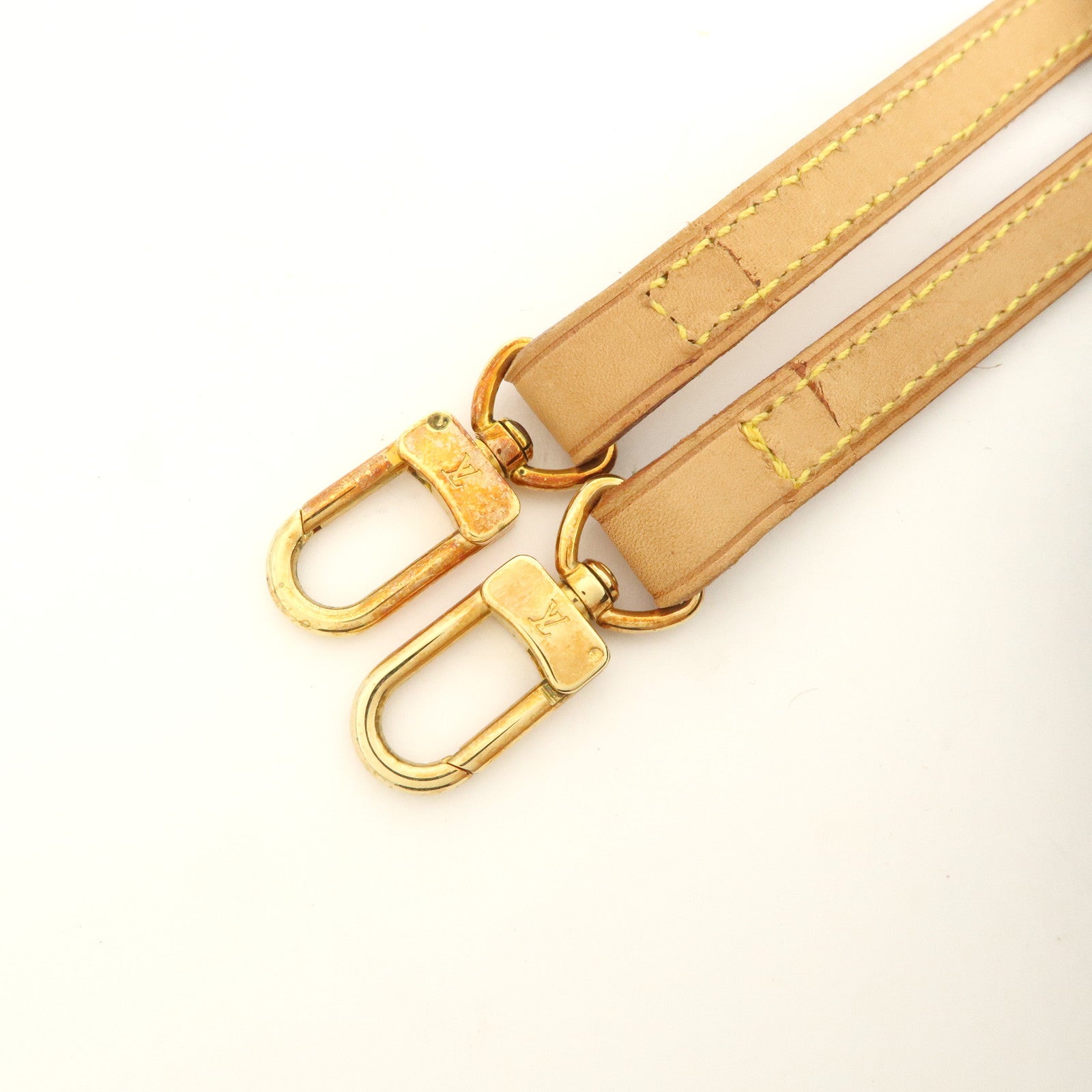 uis Vuitton Leather Non-Adjustable Shoulder Strap 120cm J00145 Used