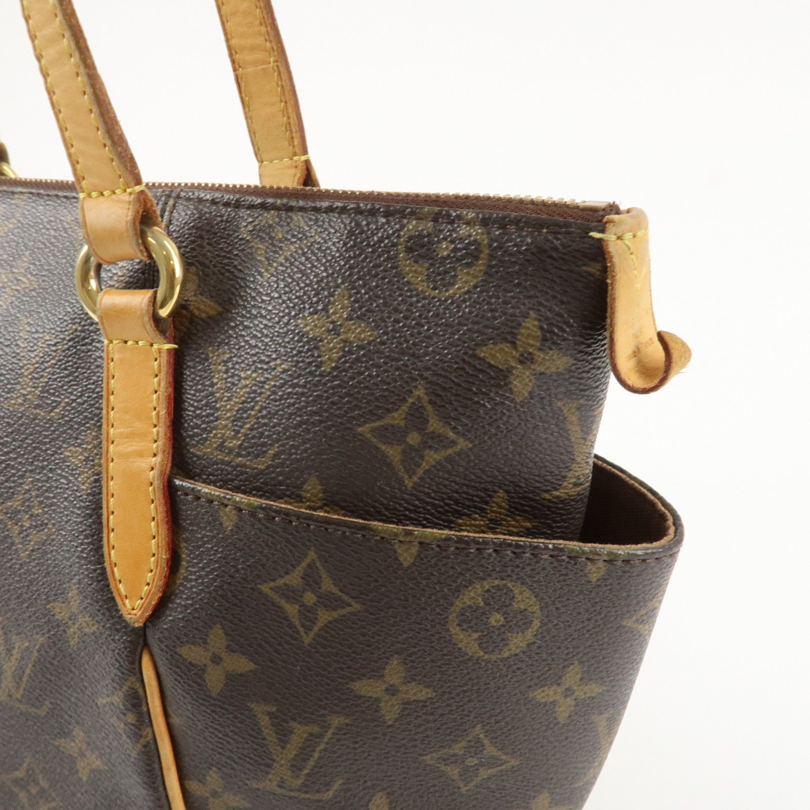 Louis Vuitton Monogram Totally PM Shoulder Bag Tote Bag Brown M56688 Used