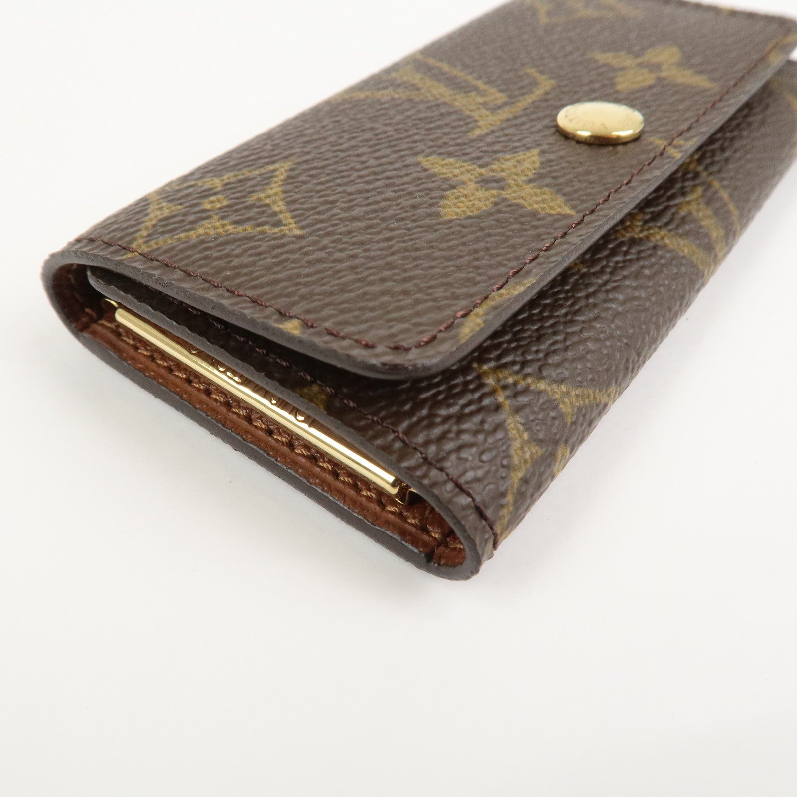 Louis Vuitton Monogram Multicles 4 Key Case Key Holder Brown M69517