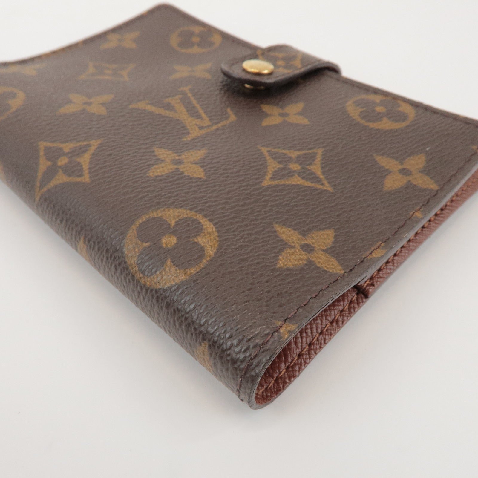 Louis Vuitton Monogram Agenda PM Planner Cover Brown R20005