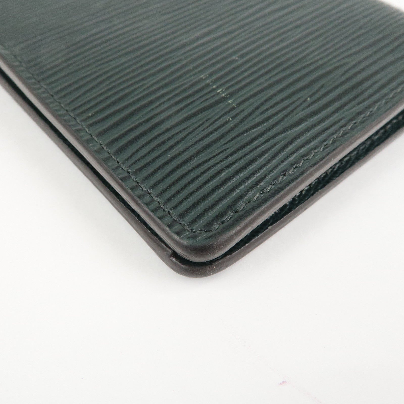 Louis Vuitton Epi Leather Long Wallet Dark Green Used