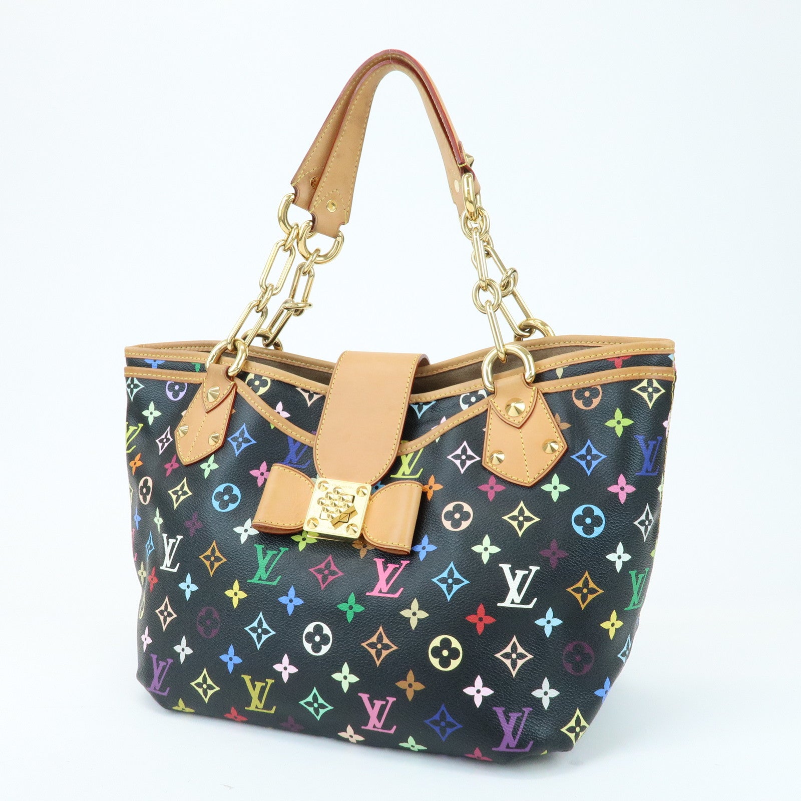 Louis Vuitton Monogram Multicolor Annie MM Shoulder Bag Noir M40308
